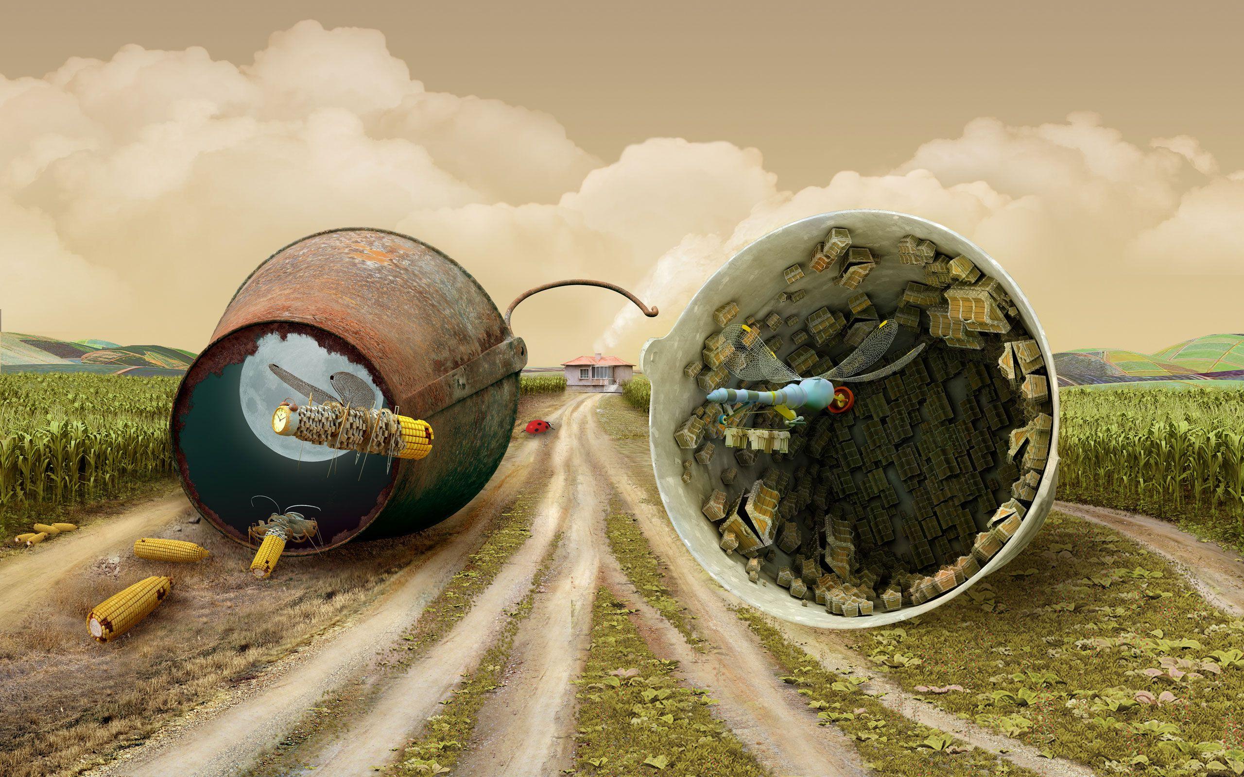2560x1600 Download the Bugs Control Farmland Wallpaper, Bugs Control Farmland