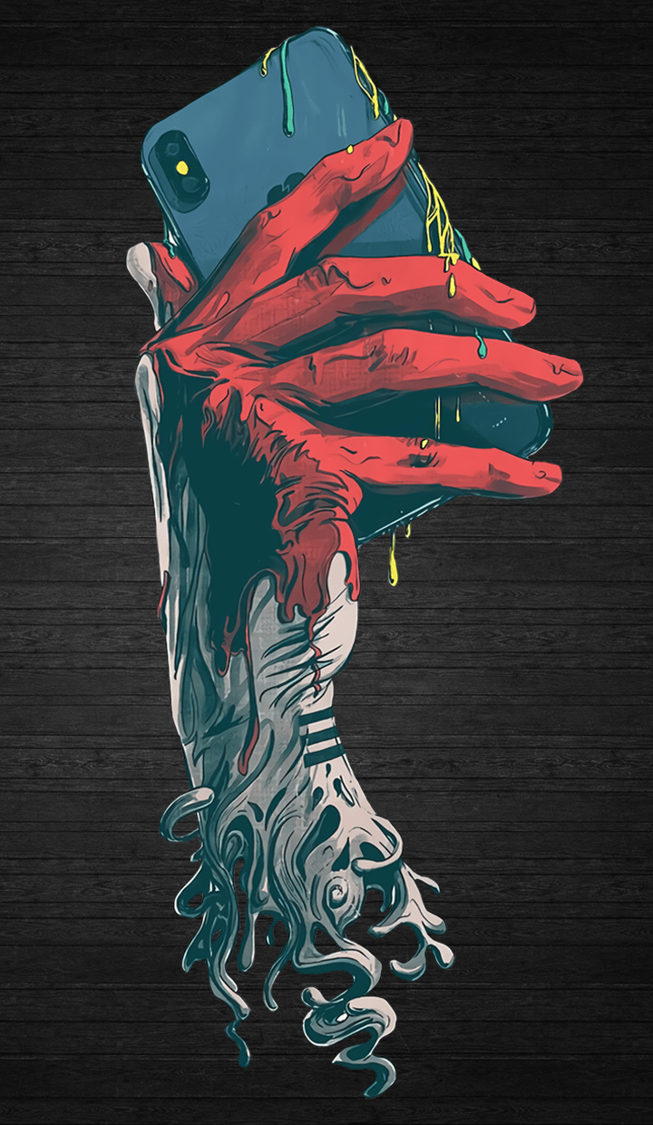 720x1240 HQ Logic Keanu Reeves Dark Theme Phone