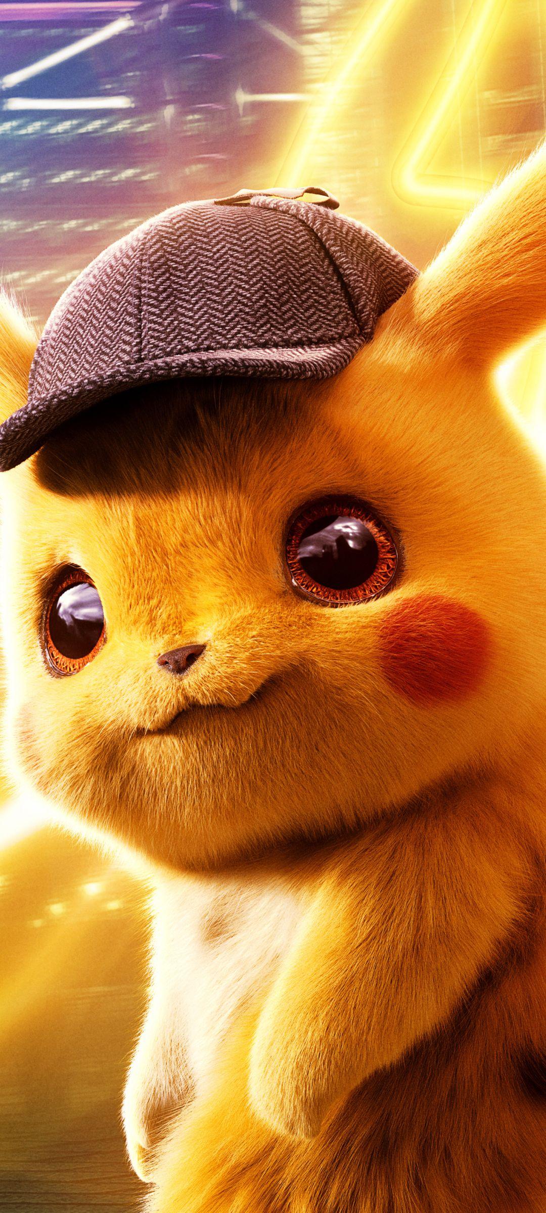 1080x2400 Pikachu 4k Wallpaper