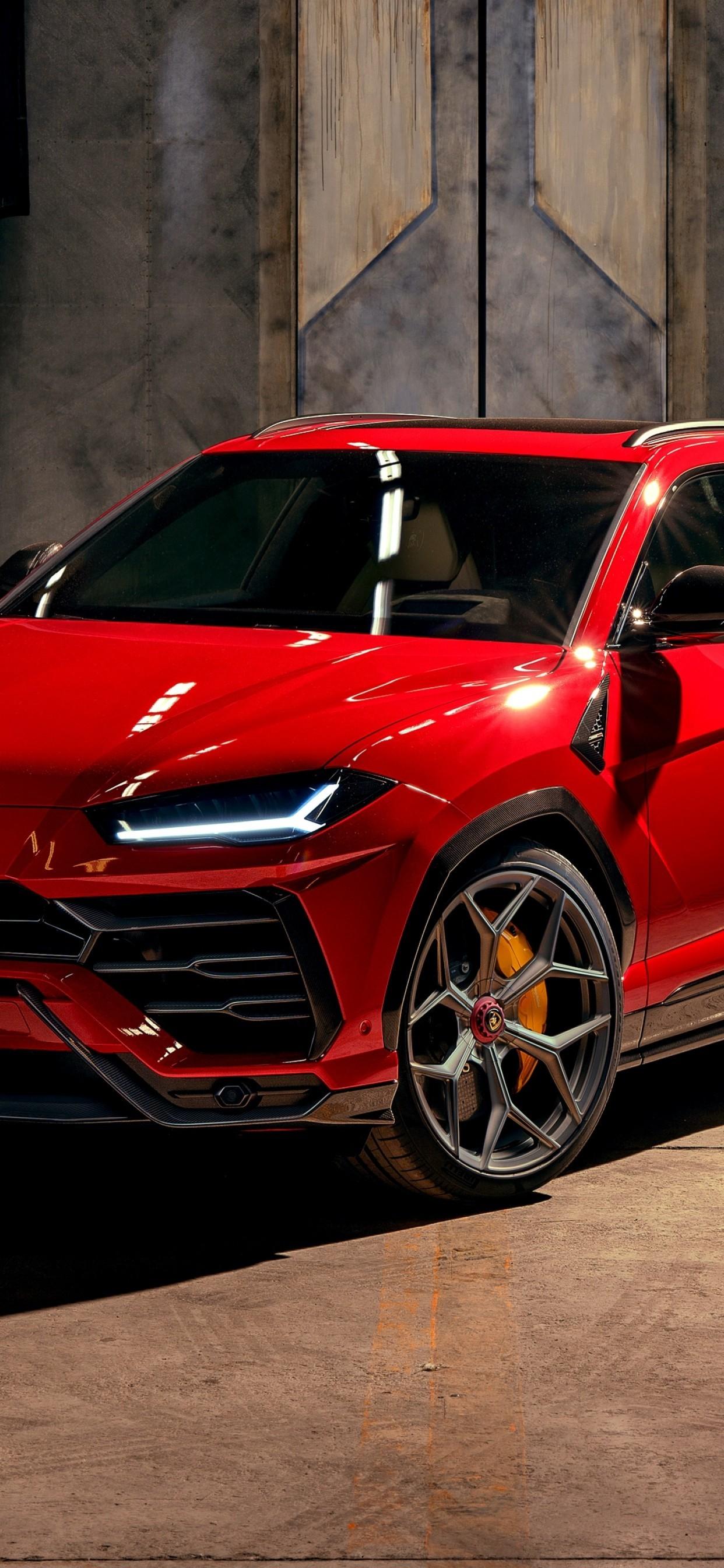 1242x2688 Novitec Lamborghini Urus, Red, Luxury Suv Cars Urus Wallpaper 4k