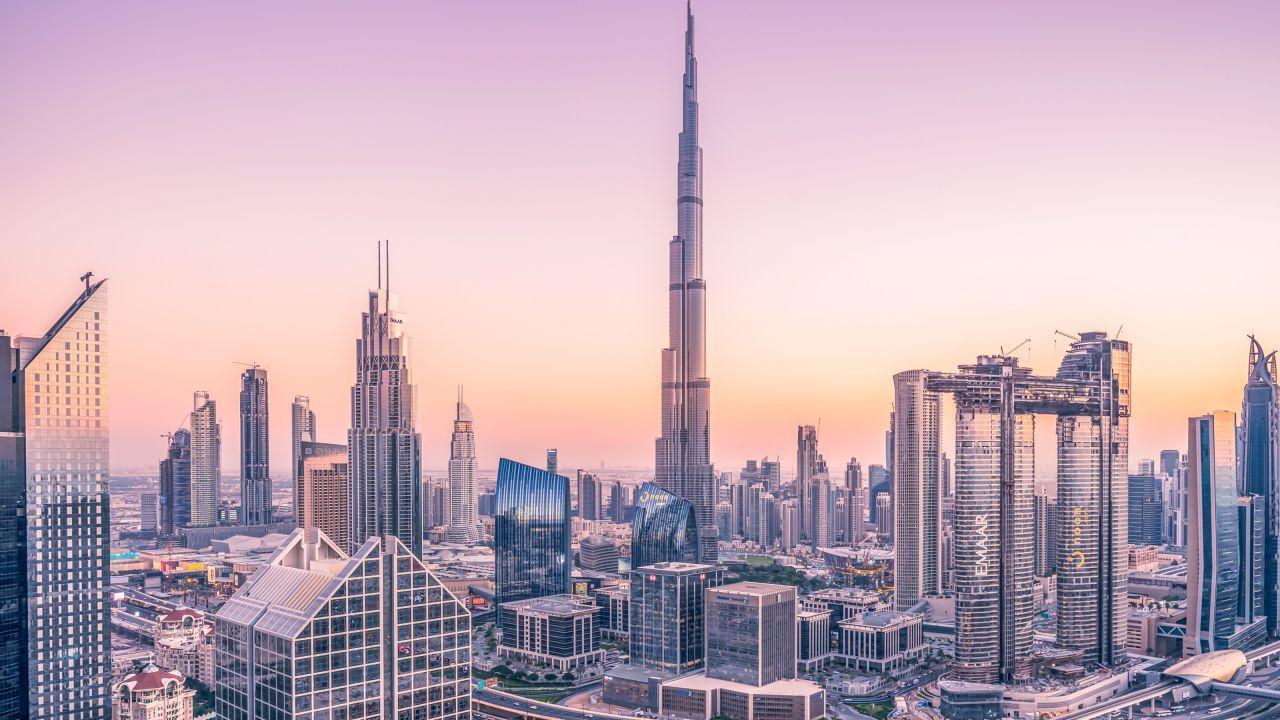 1280x720 Downtown Dubai Cityscape Wallpaper