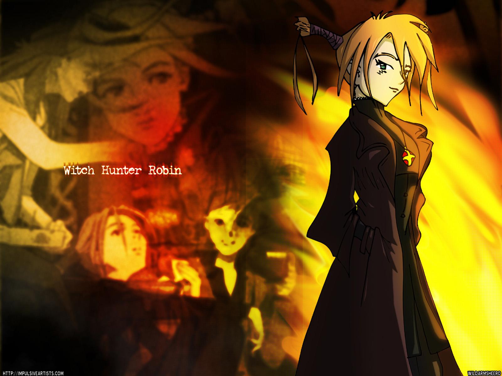 1600x1200 Desktop Wallpaper Witch Hunter Robin Anime