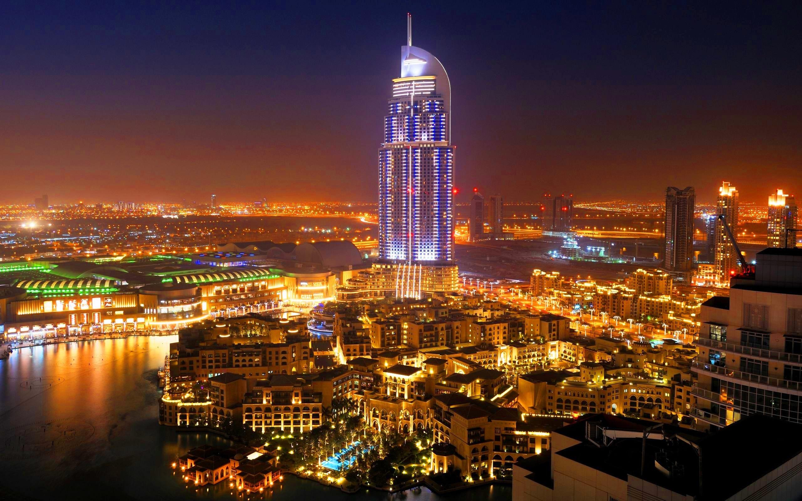 2560x1600 Downtown Burj Dubai Wallpaper