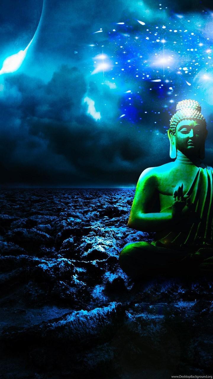 720x1280 Peace Buddha Wallpaper