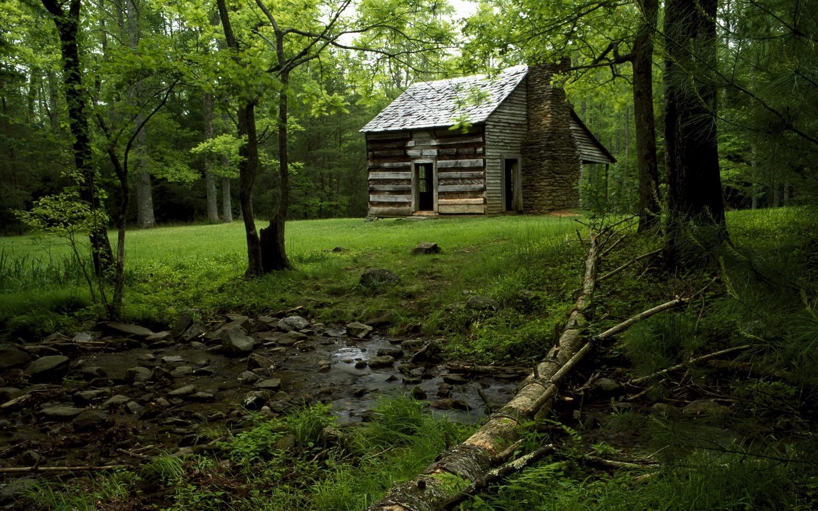 1680x1050 1680x1050 cabin woods windows wallpaper