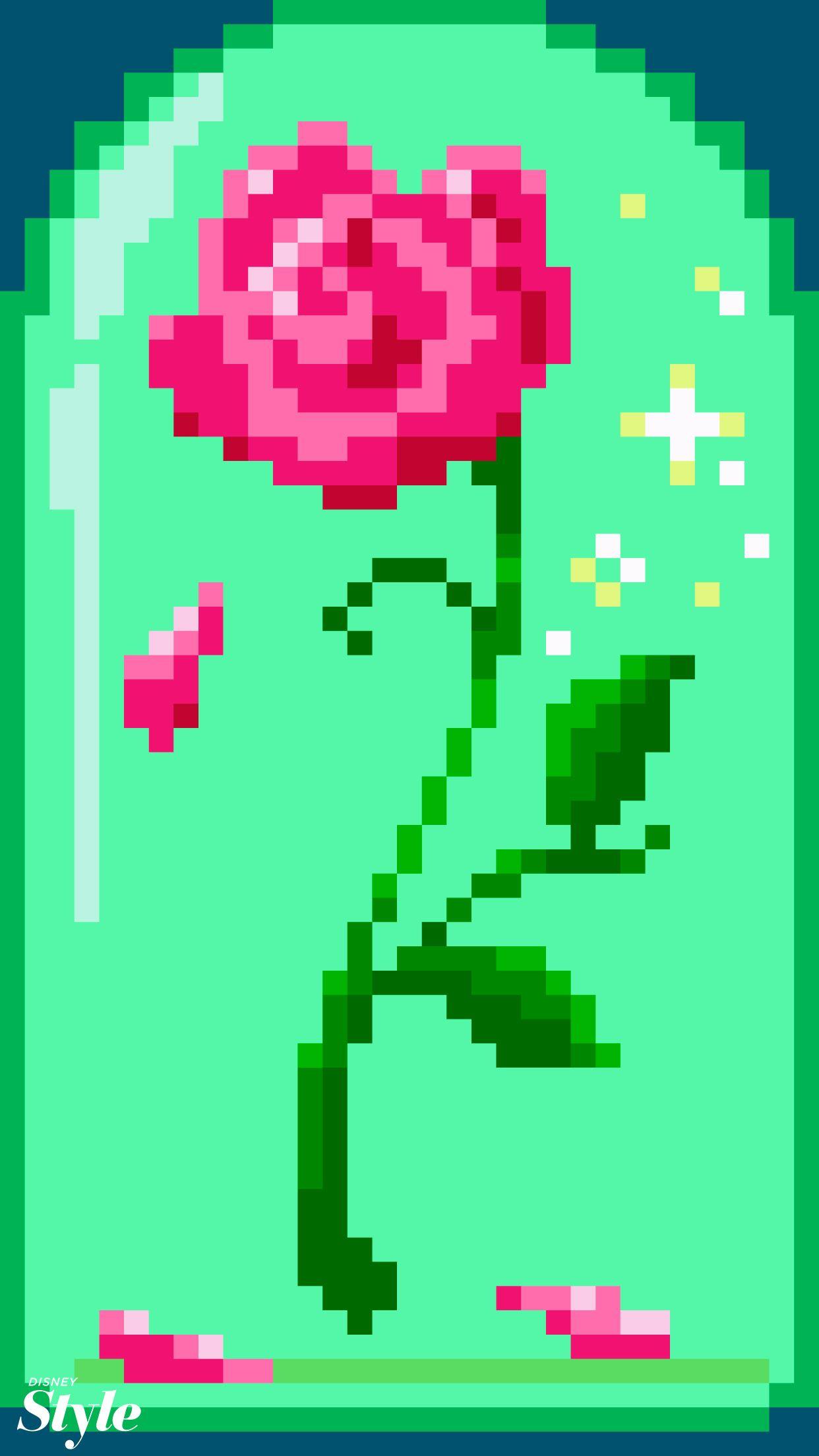 1242x2208 Give Your Phone A Rad Disney Twist With These 8 Bit Phone