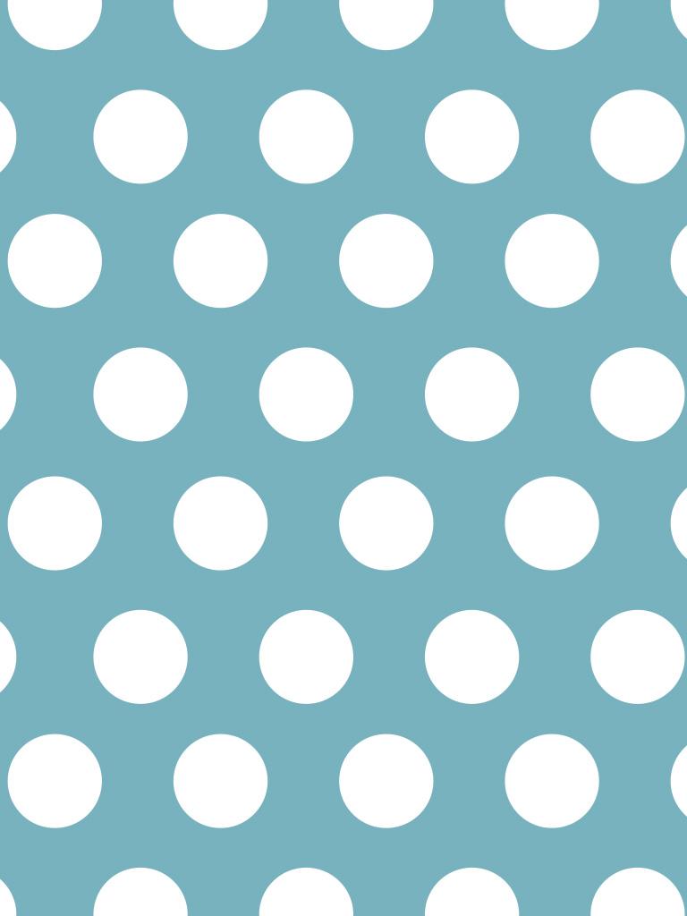 blue and green polka dot wallpaper