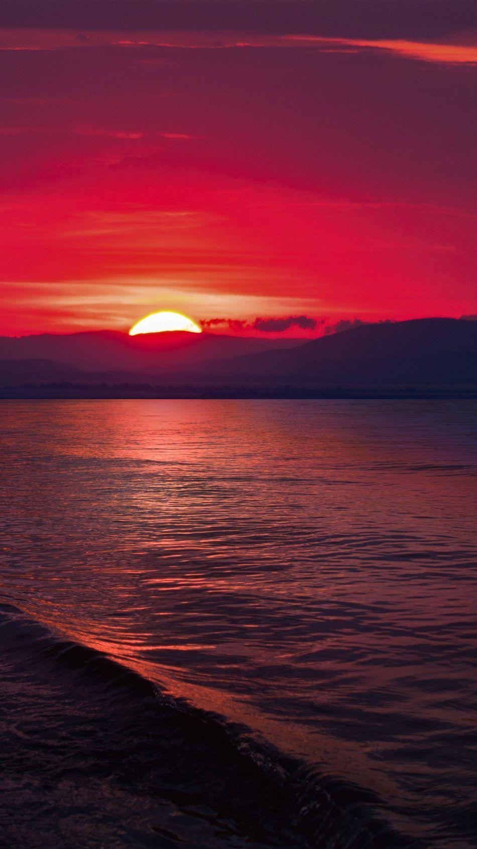 950x1689 4K iPhone Sunset Wallpaper