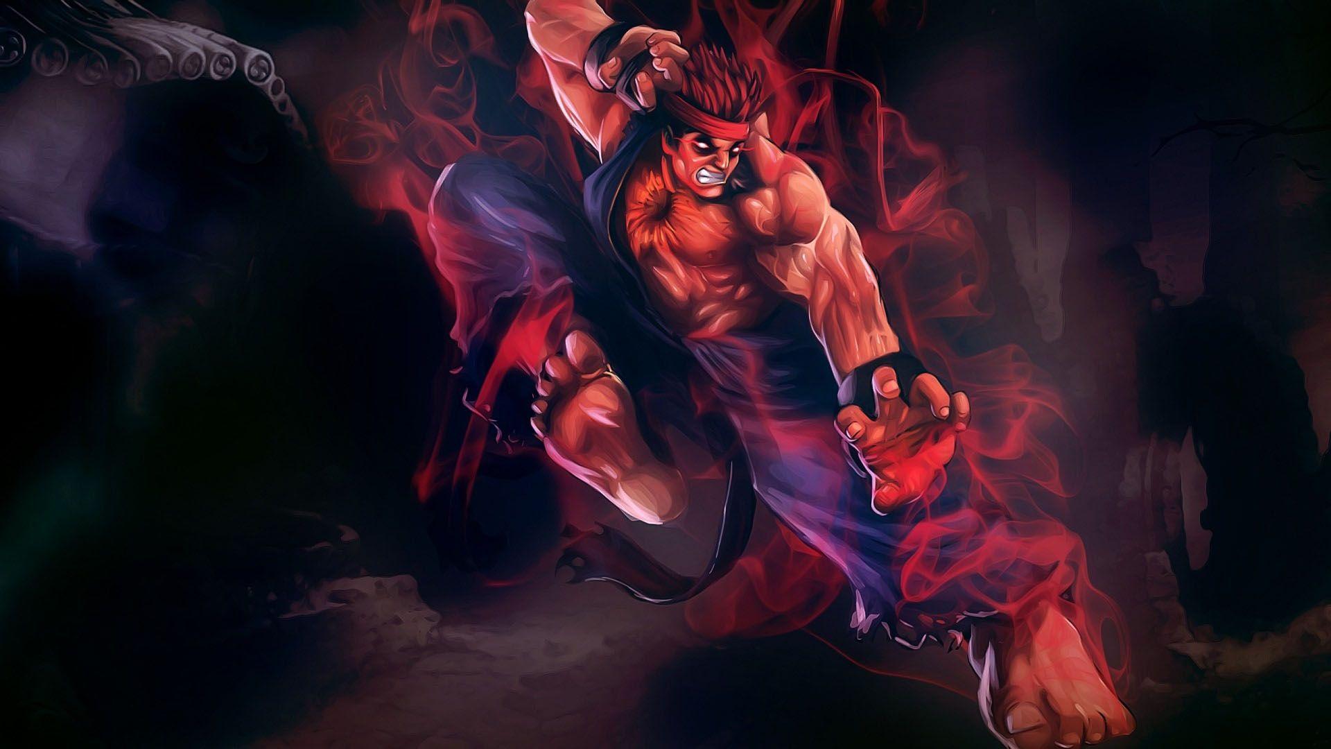 Evil Ryu Wallpapers - Top Free Evil Ryu Backgrounds - WallpaperAccess