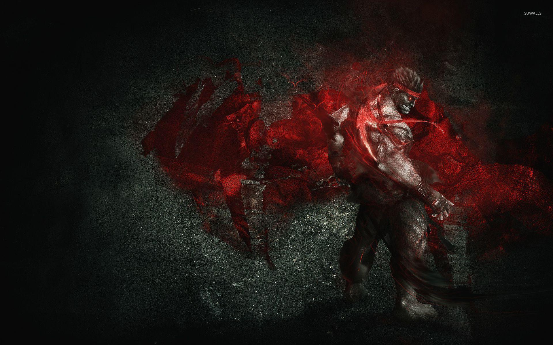 1920x1200 Evil Ryu Fighter wallpaper wallpaper