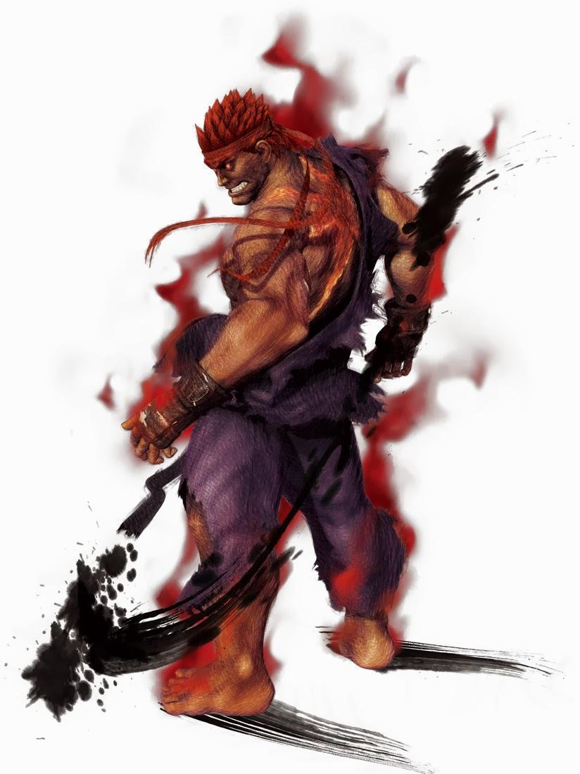 824x1100 Evil Ryu Street Fighter HD Wallpaper