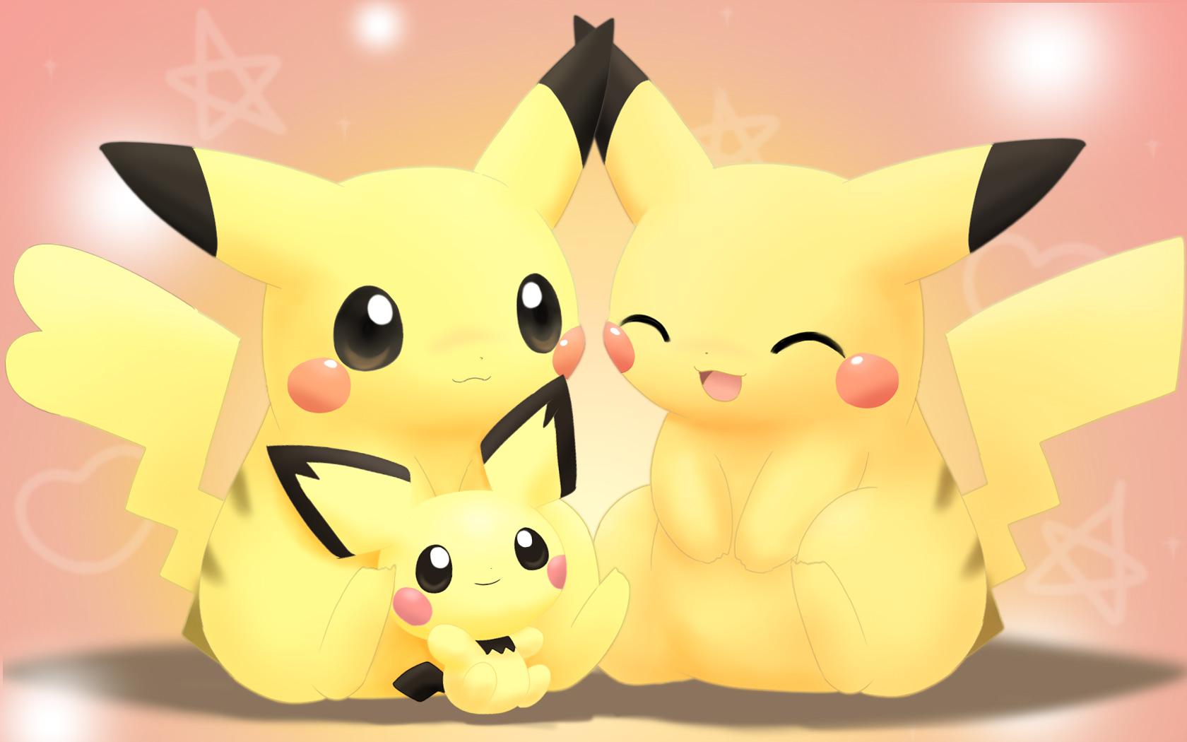 1680x1050 1680x1050 Cute, Pichu (Pokémon), Pikachu, Pokémon, Smile. Mocah HD Wallpaper