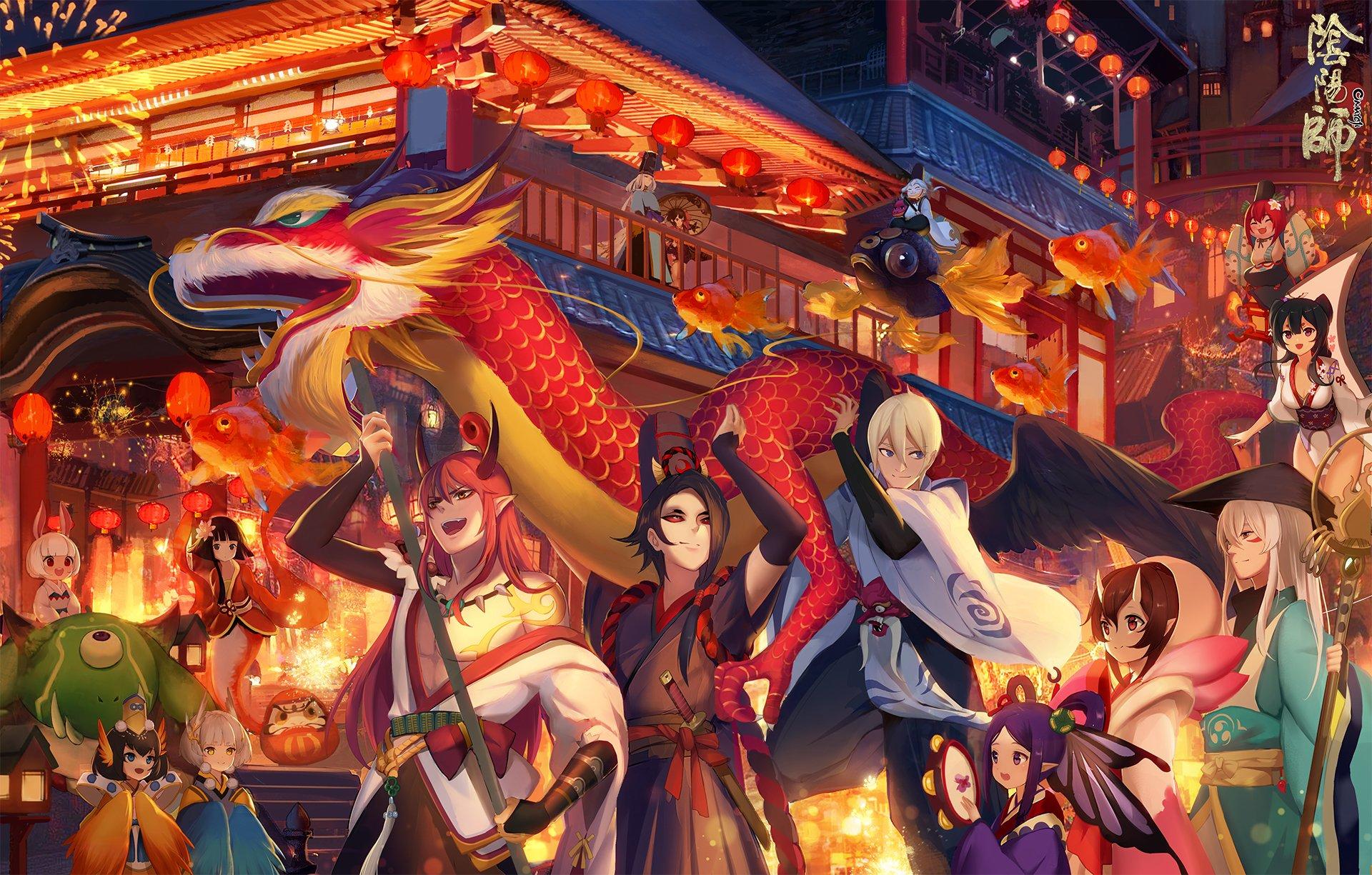 Chinese New Year Anime Wallpapers - Top Free Chinese New Year Anime  Backgrounds - WallpaperAccess