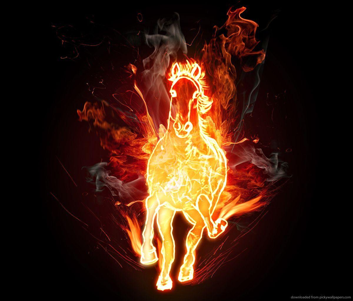 1200x1024 fire Horse. Fire Horse for Samsung Galaxy Tab. Fаиτаsιεs