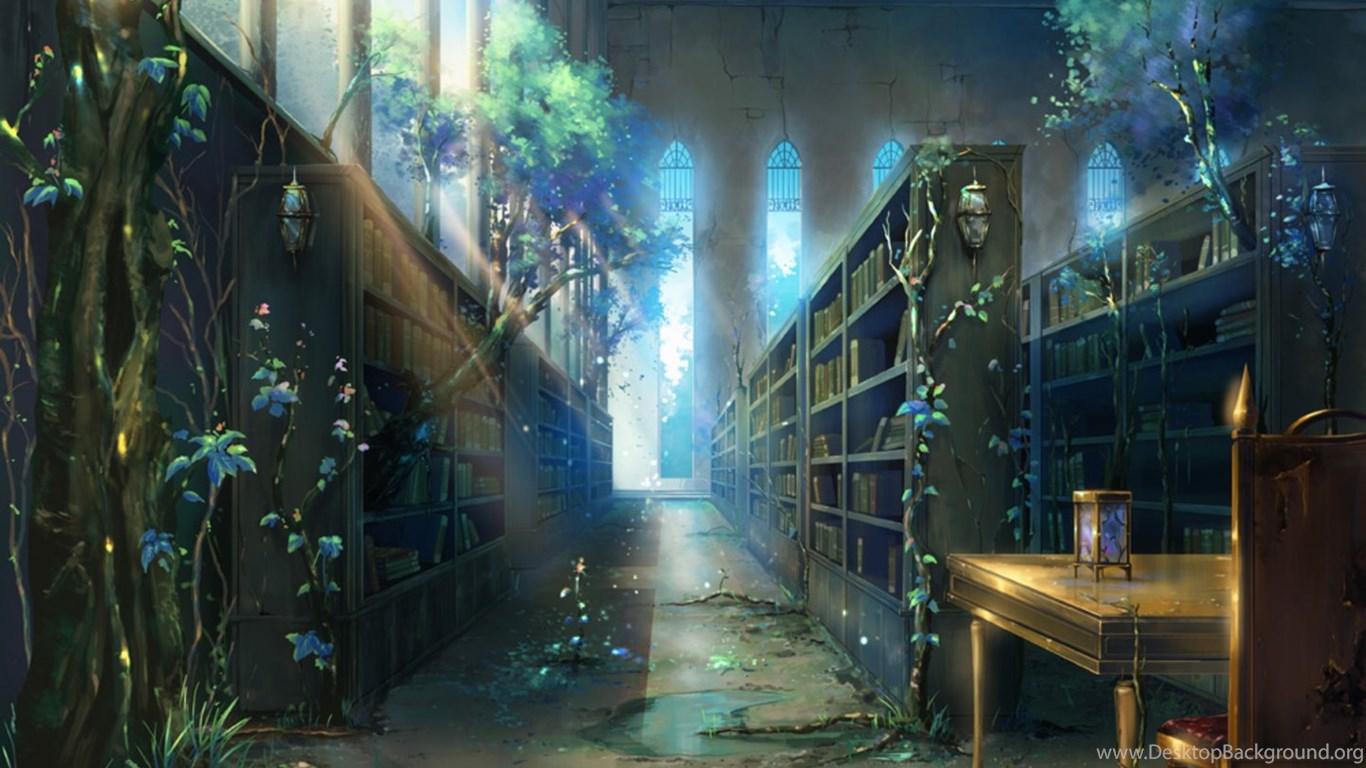 1366x768 Image Enchanted Library Phaeselis Wiki Desktop Background