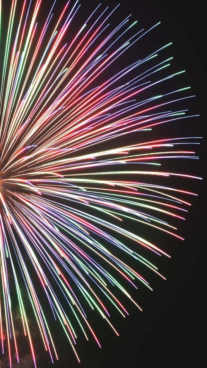 715x1271 Firework Wallpaper