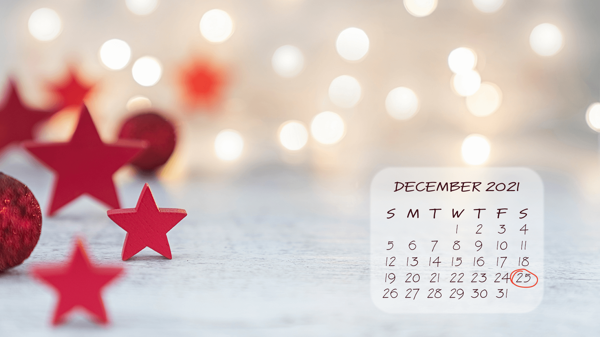 1920x1080 Free Cute Christmas Wallpaper for Laptops and Devices