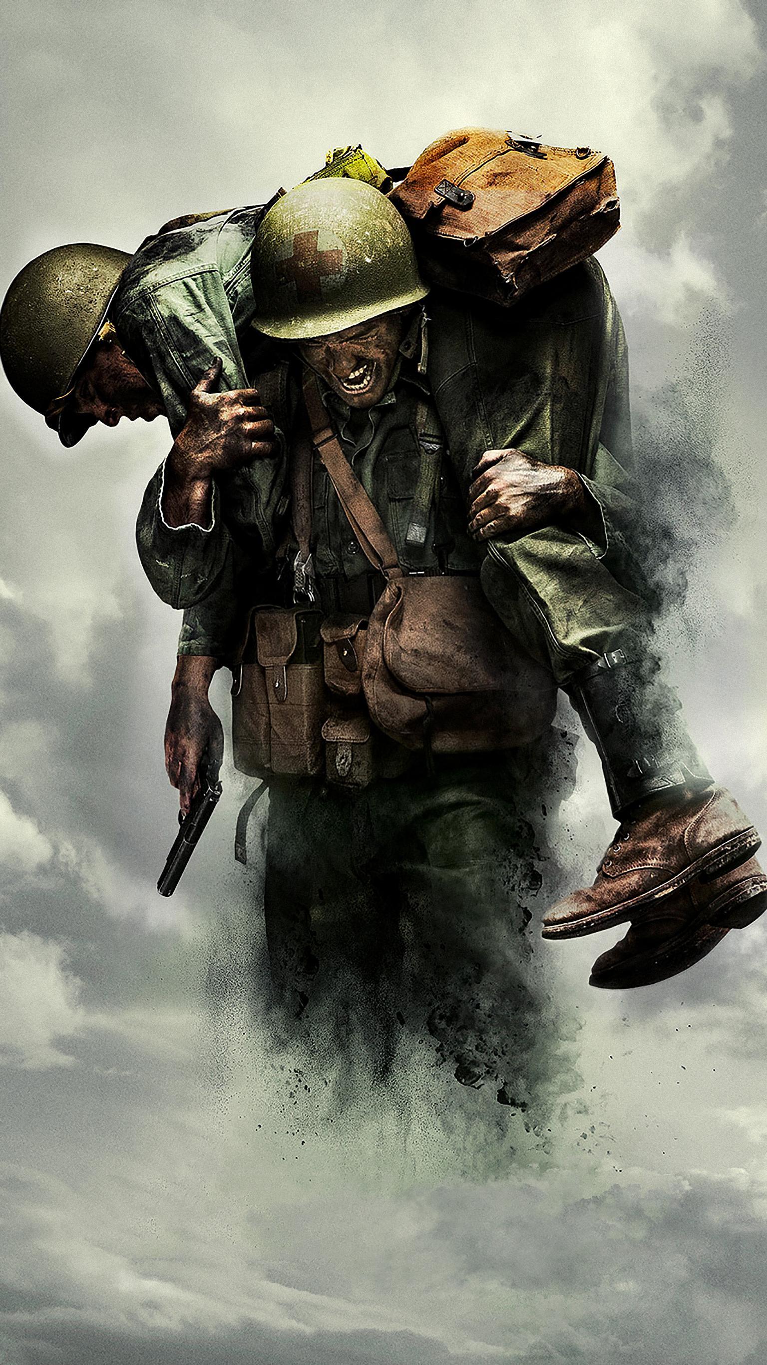 1536x2732 Hacksaw Ridge (2016) Phone Wallpaper