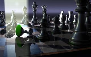 320x201 Chess game wallpaper. Chess game