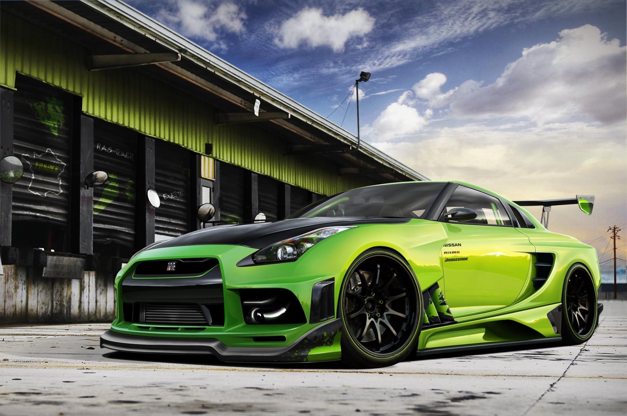 Green GTR Wallpapers Top Free Green GTR Backgrounds WallpaperAccess