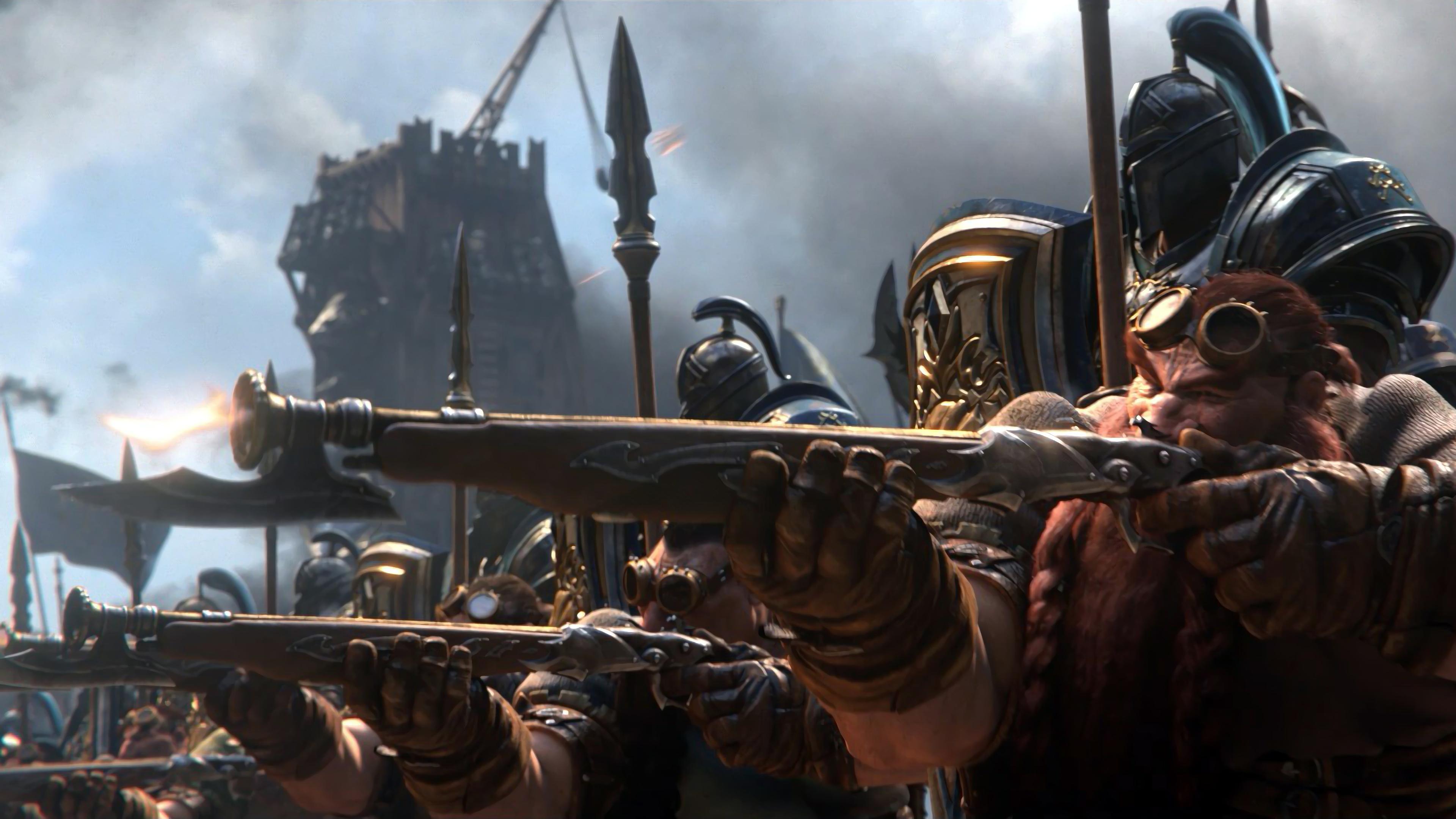 3840x2160 Alliance Dwarf Army World of Warcraft: Battle for Azeroth 4K