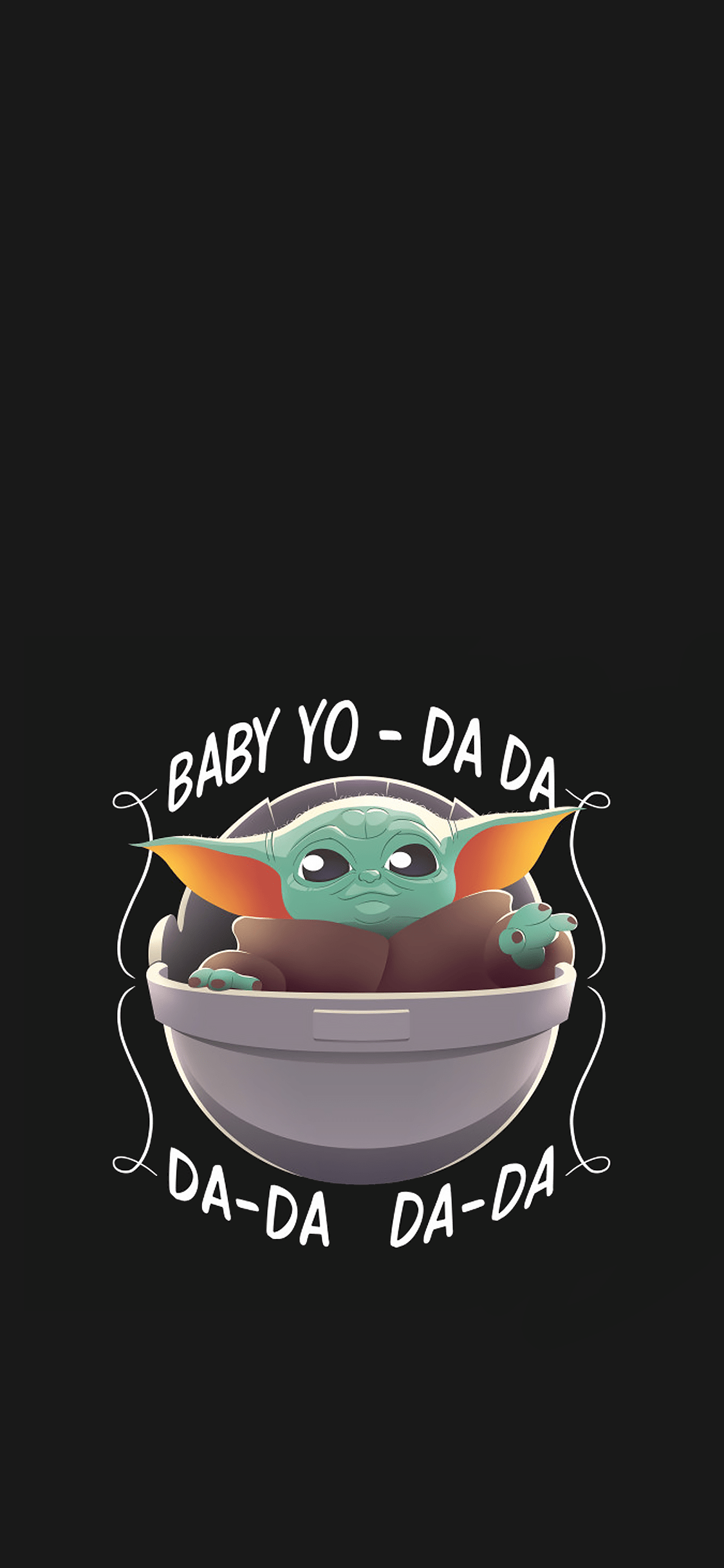 1125x2436 Baby Yoda mobile friendly