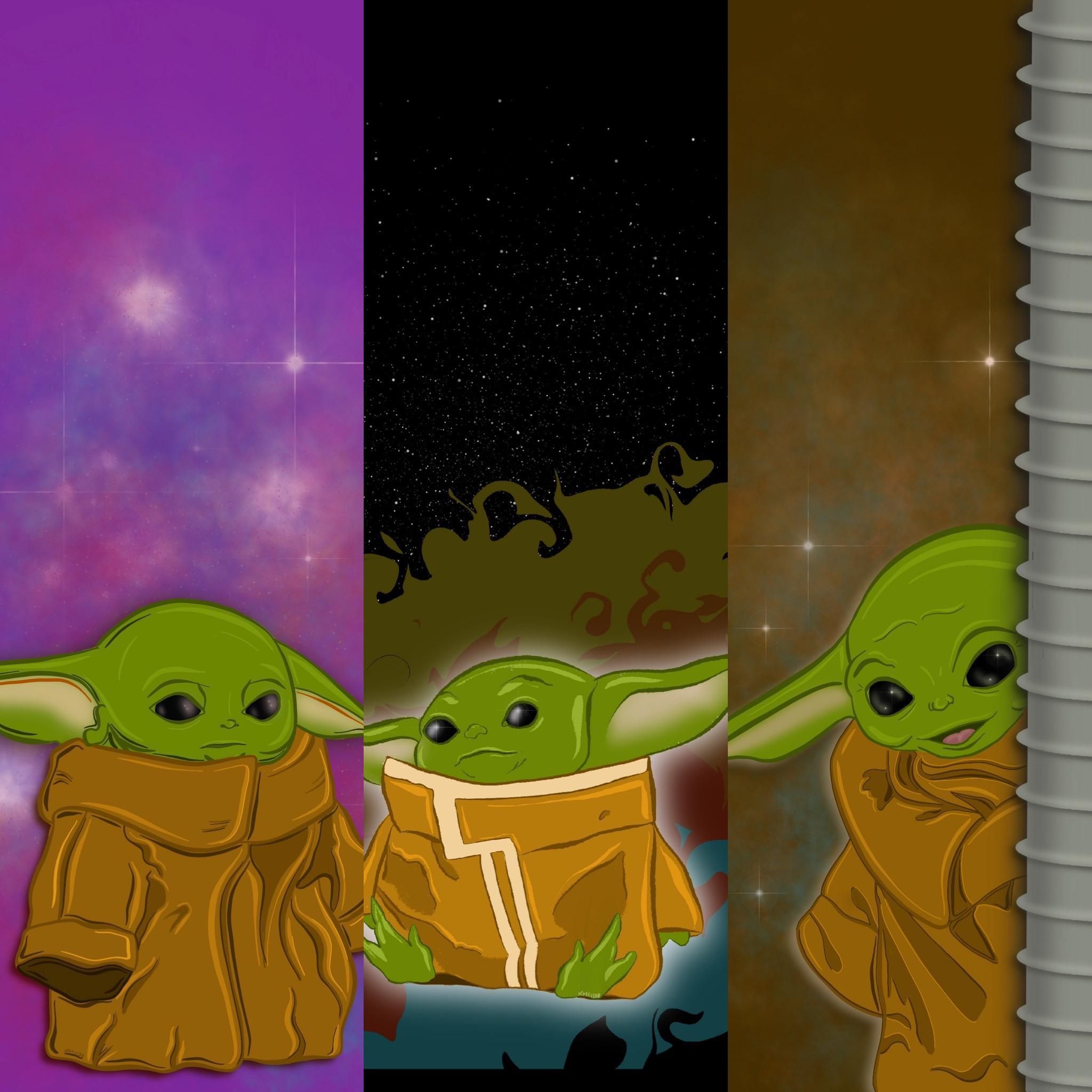 2048x2048 Phone Wallpaper For You!. R BabyYoda. Baby Yoda Grogu
