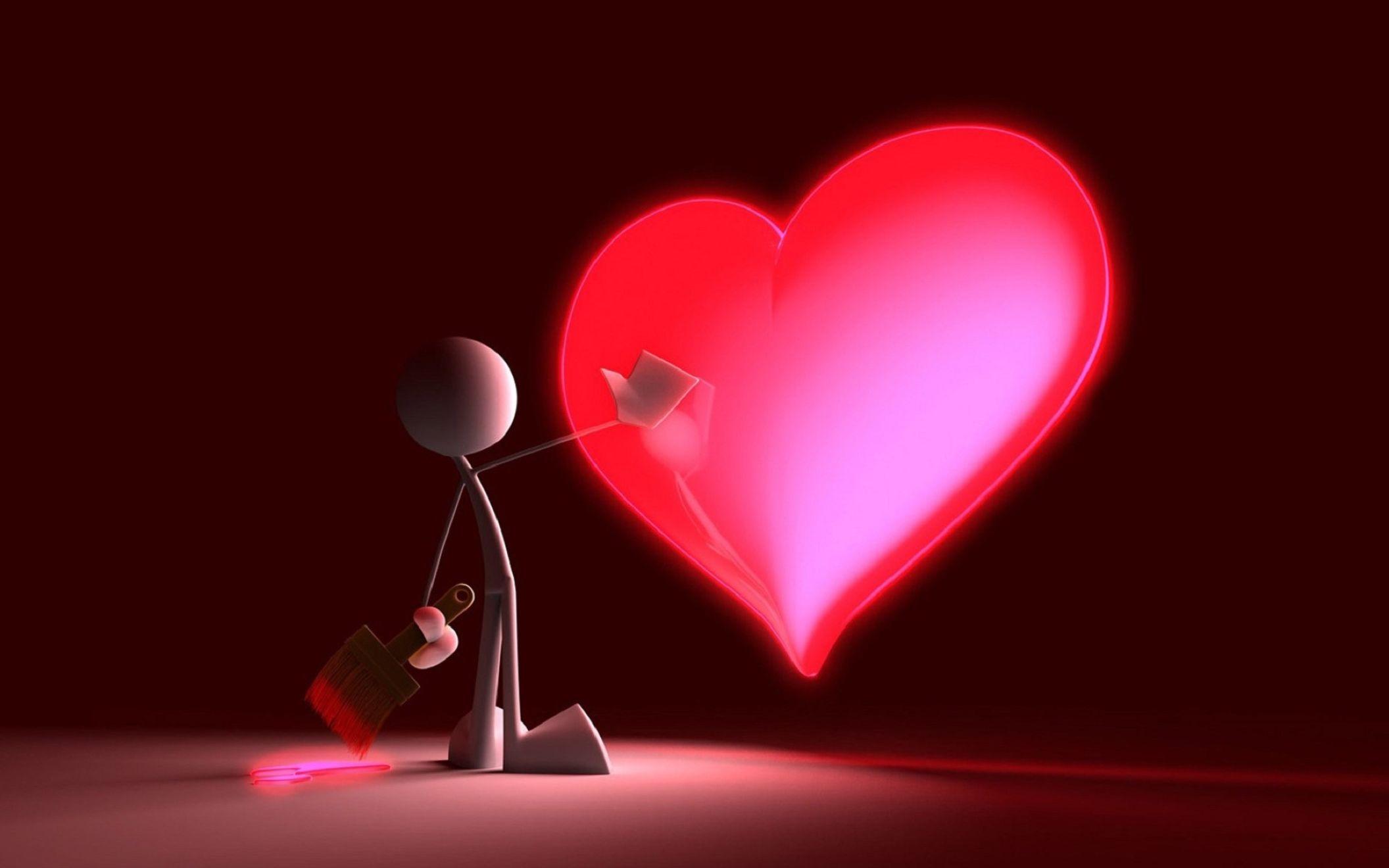 2112x1320 Download Free HD 3D Awesome Background Love Wallpaper, Background 3D HD
