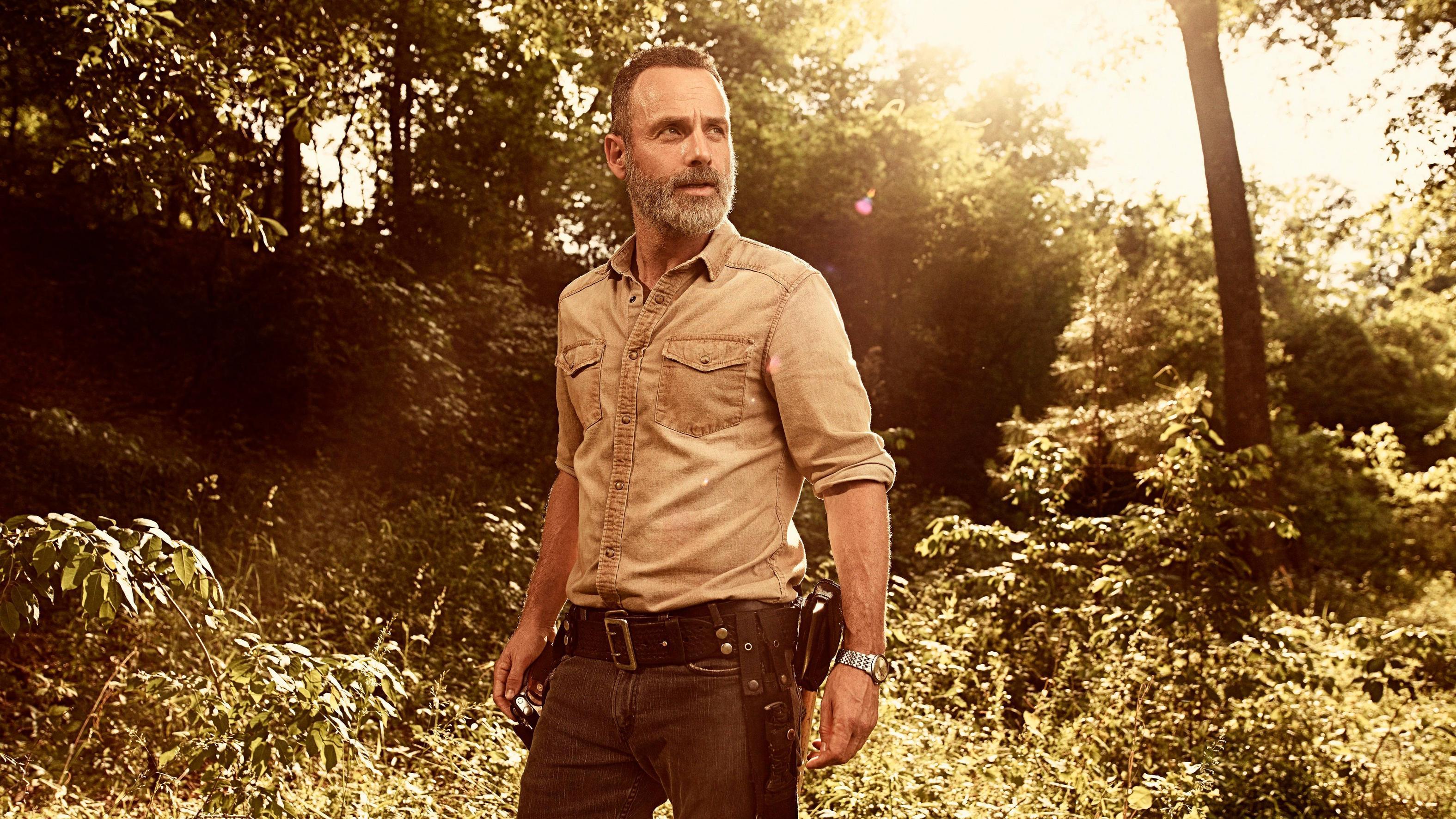 3150x1772 Rick Grimes in The Walking Dead Season 9 Wallpaper