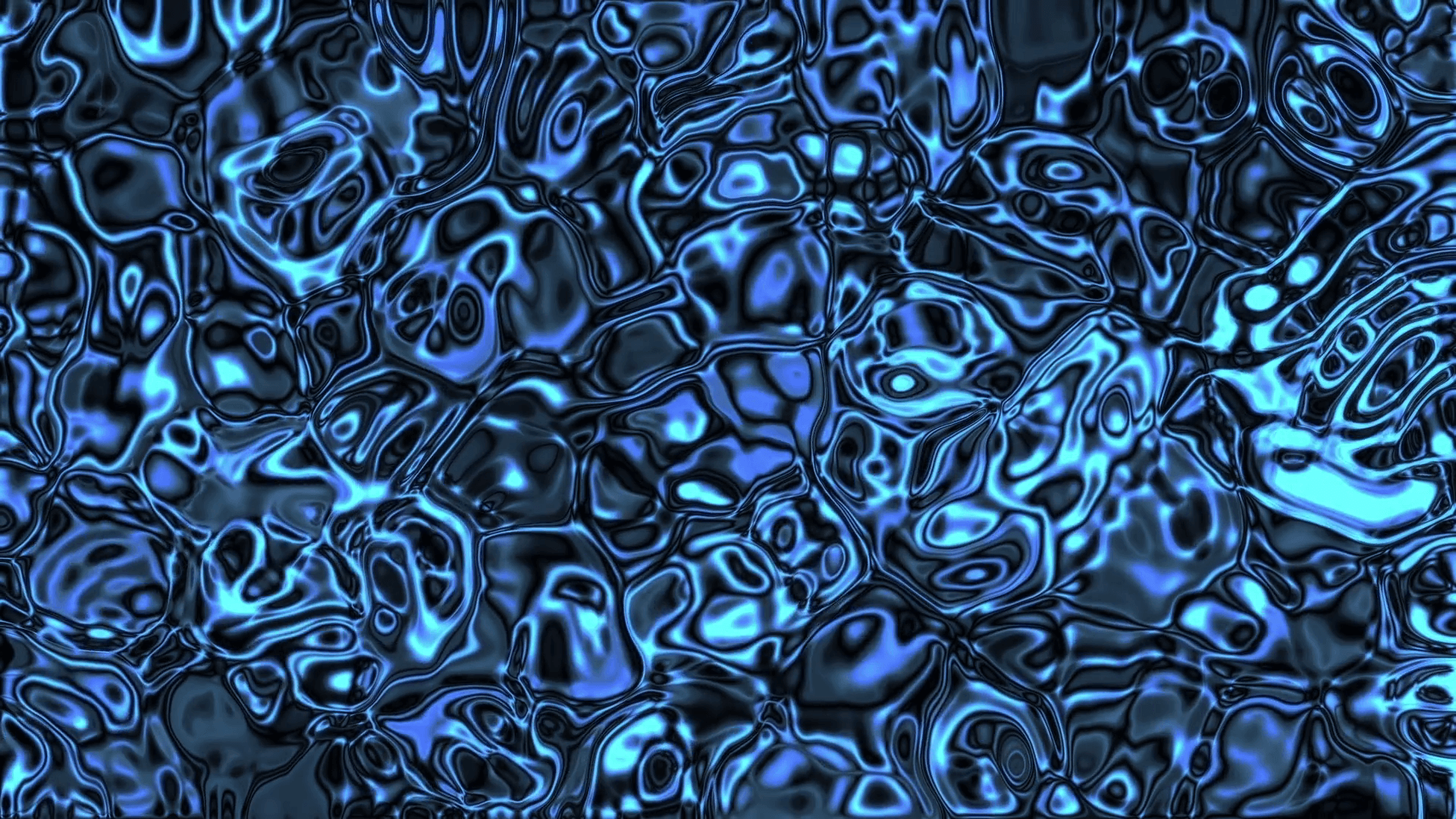 1920x1080 Blue Neon Liquid Alien Abstract Motion Background Loop 3 Motion