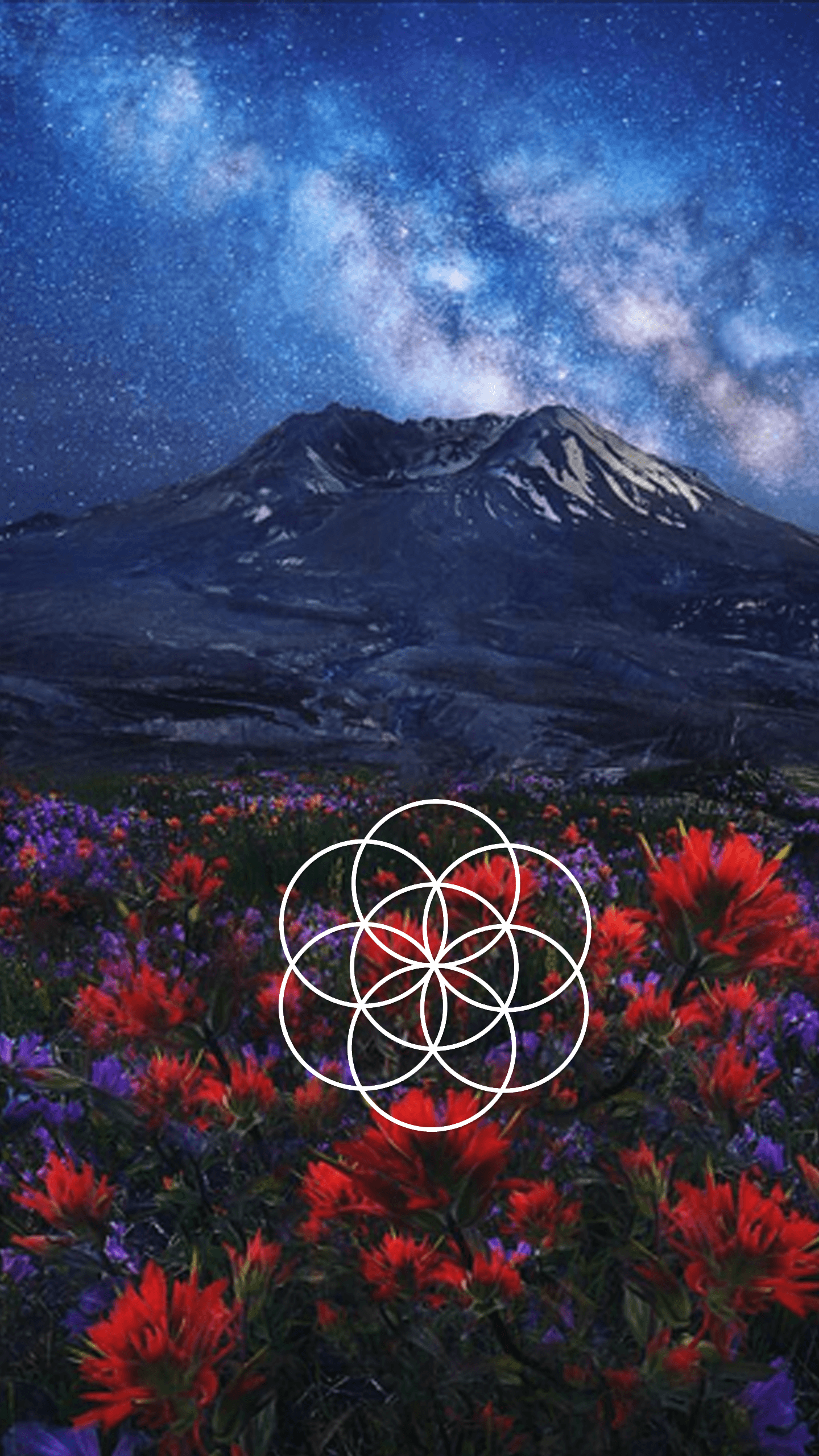 1440x2560 Sacred Geometry Wallpaper