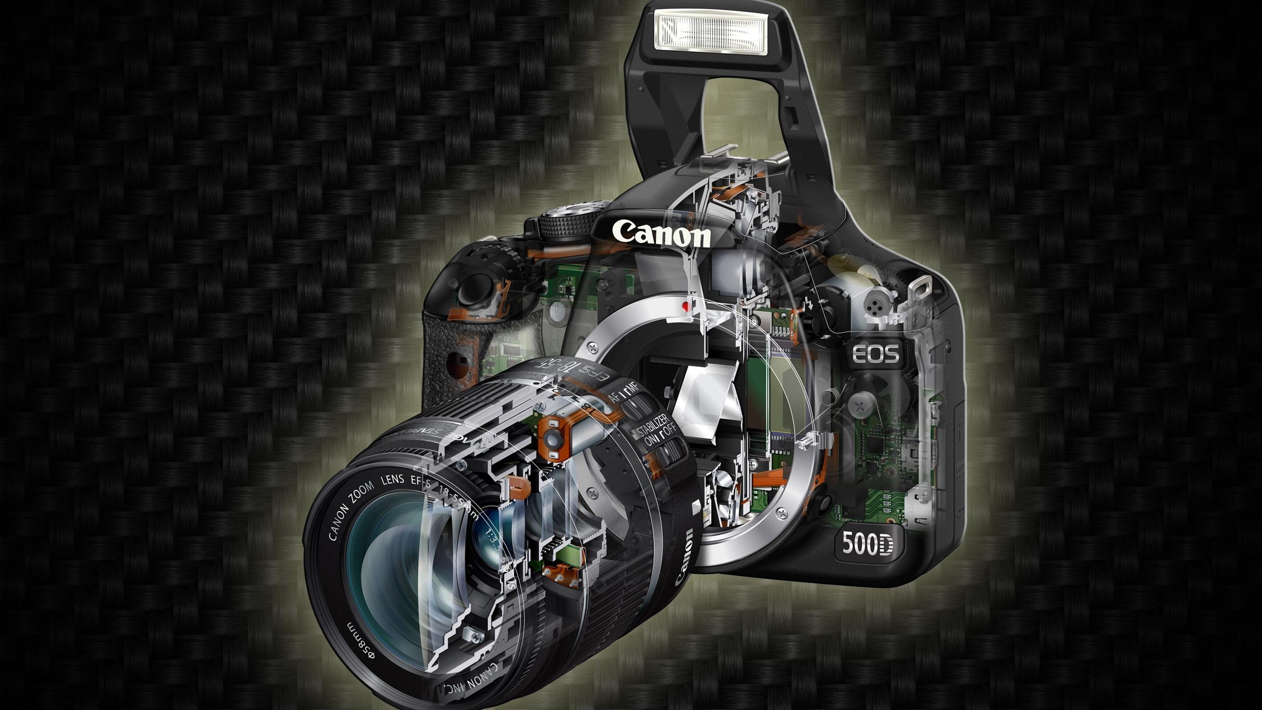 2560x1440 Canon, Camera, Black 1440P Resolution Wallpaper, HD Hi Tech 4K Wallpaper, Image, Photo And Background
