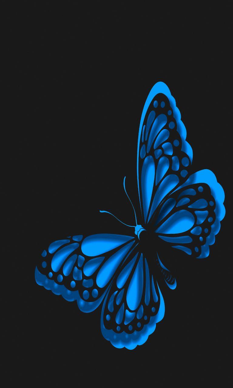 Blue Neon Butterfly Wallpapers Top Free Blue Neon Butterfly