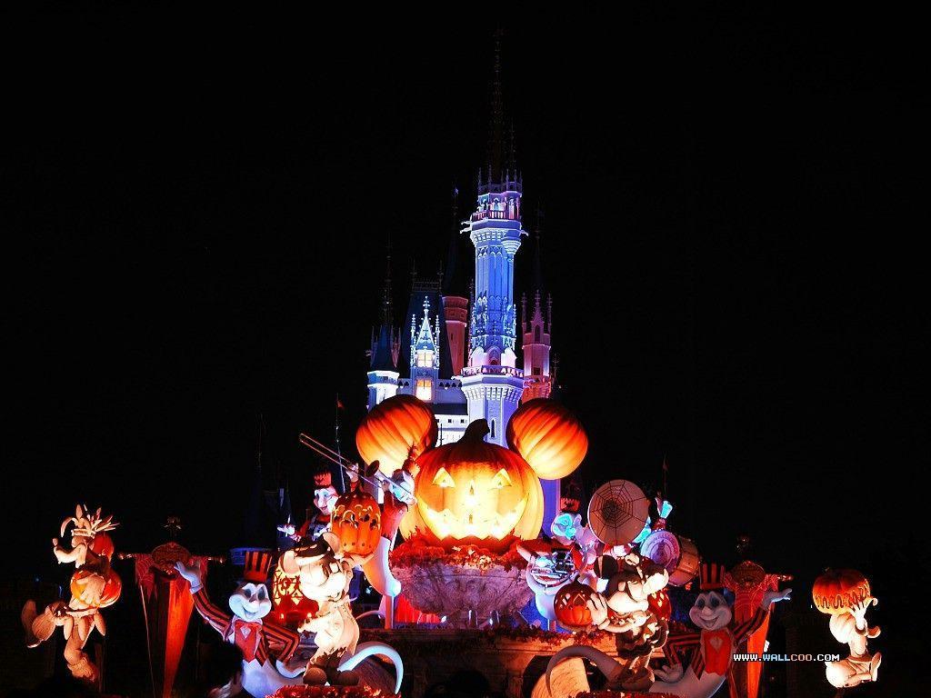 1024x768 Halloween Disney Wallpaper