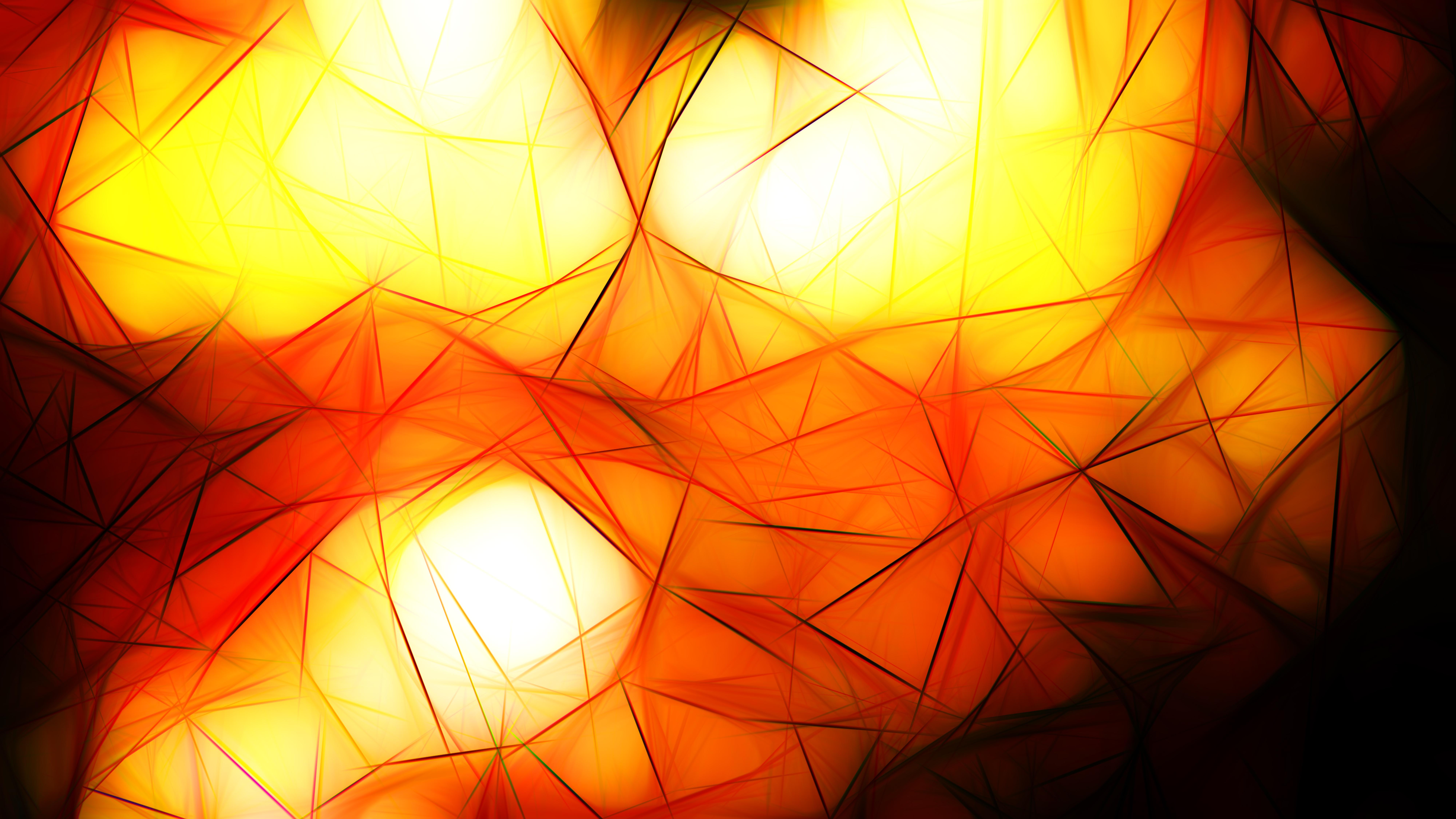 8000x4500 Free Abstract Red White and Yellow Fractal Wallpaper