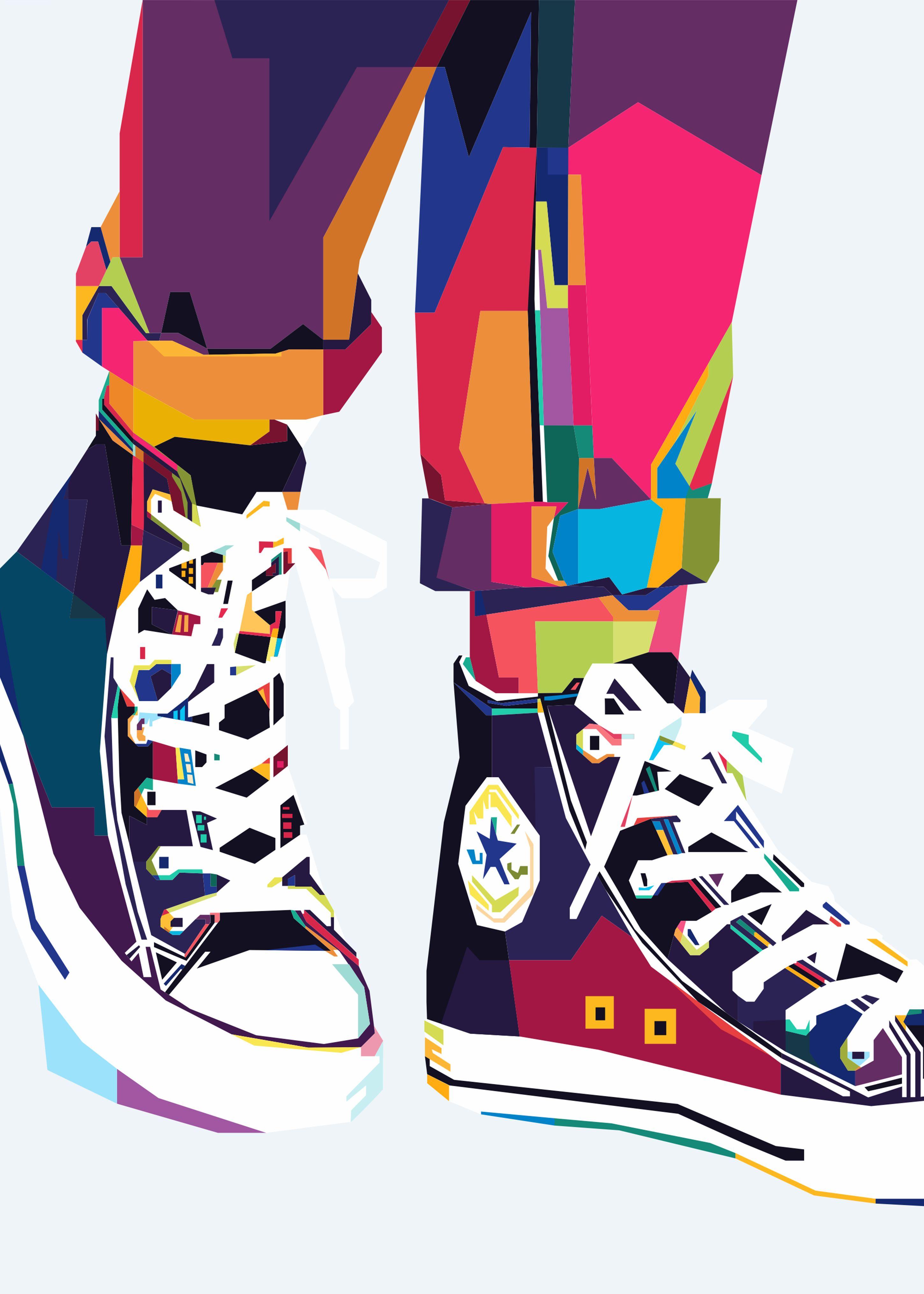 Converse Abstract Art Wallpapers - Top Free Converse Abstract Art  Backgrounds - WallpaperAccess