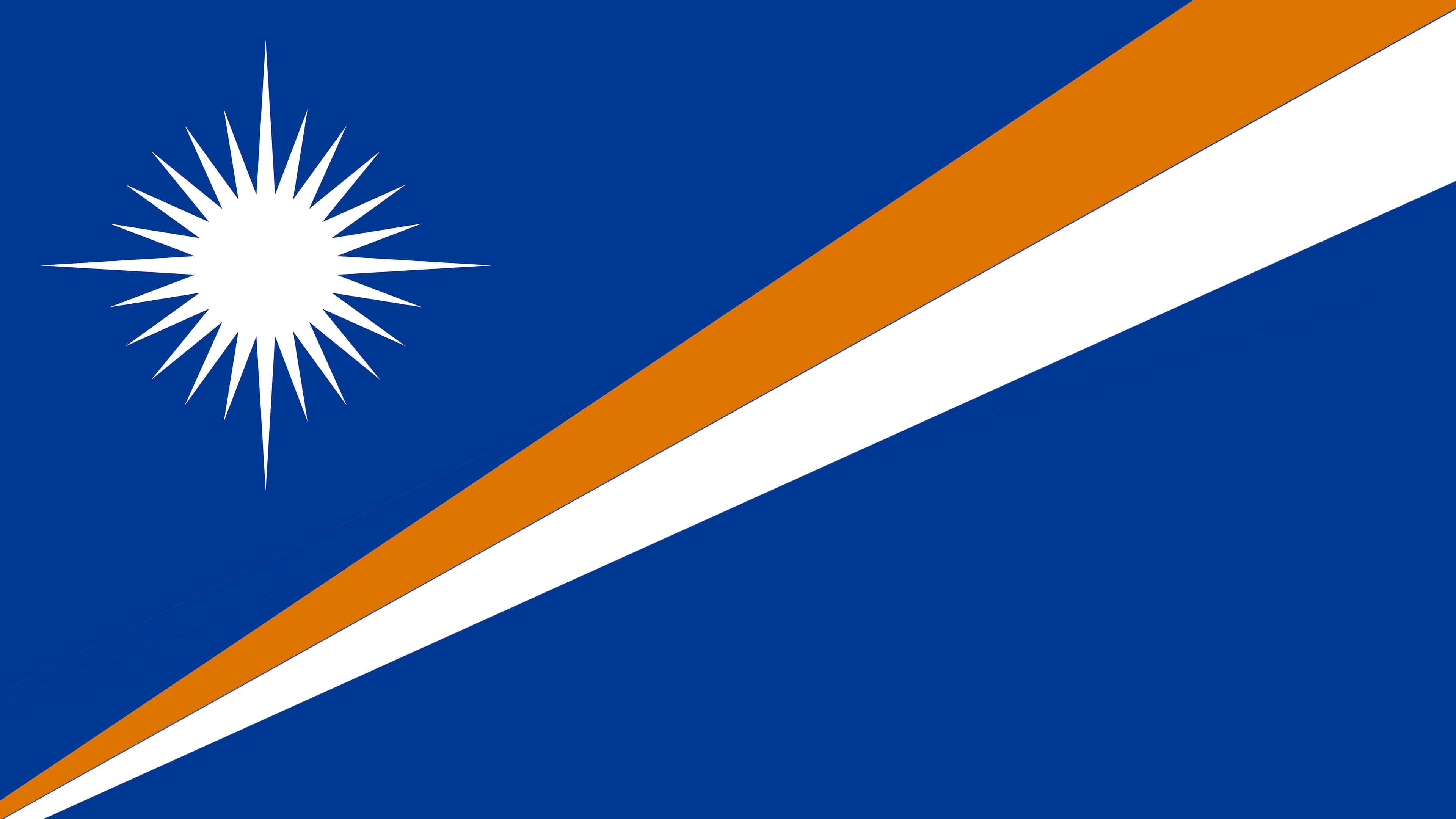 3840x2160 Marshall Islands Flag Wallpaper 2020