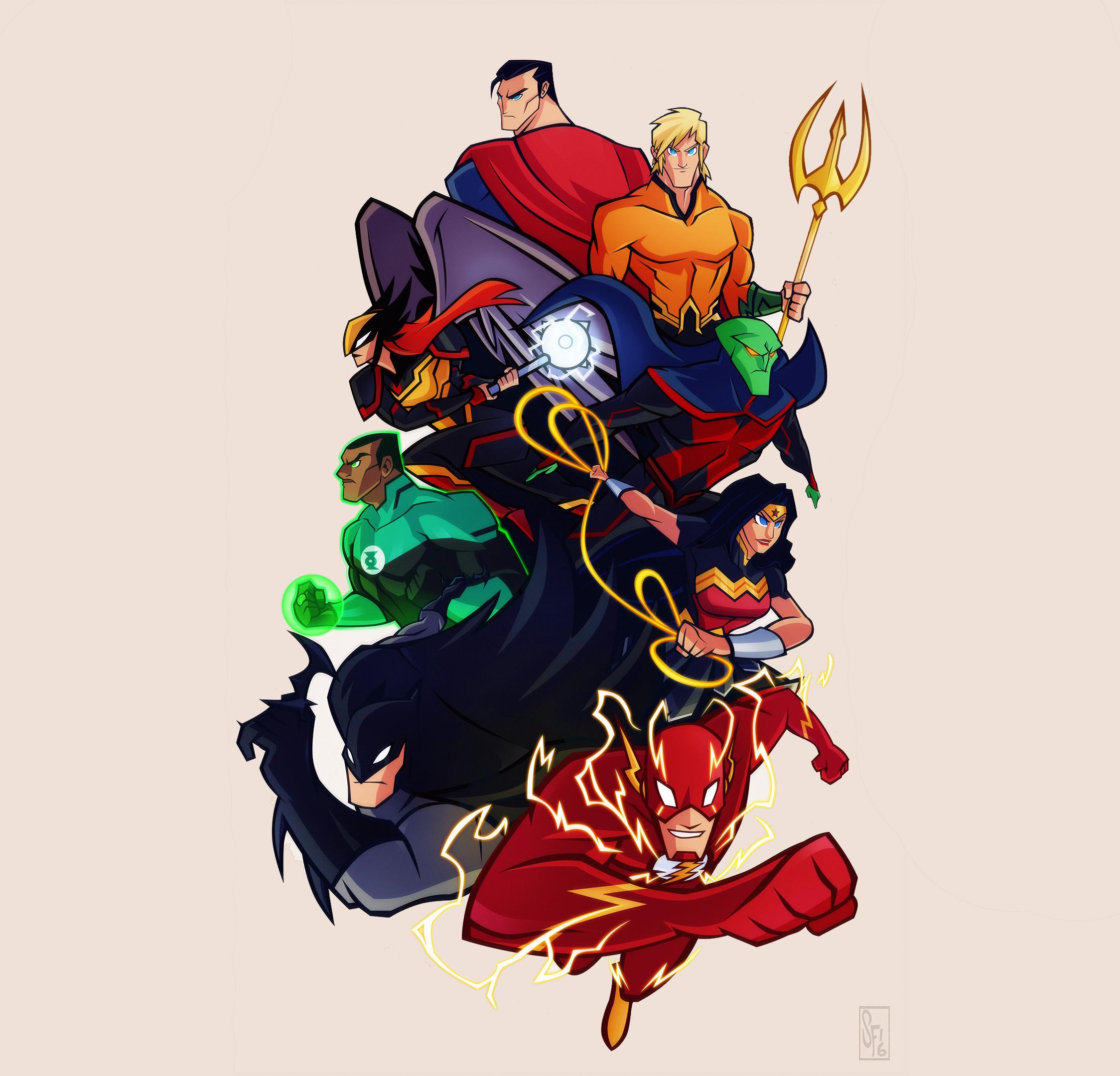 2248x2160 Download 2248x2248 wallpaper justice league, cartoon, dc comics, artwork, ipad air, ipad air ipad ipad ipad mini ipad mini 2248x2248 HD image, background, 732