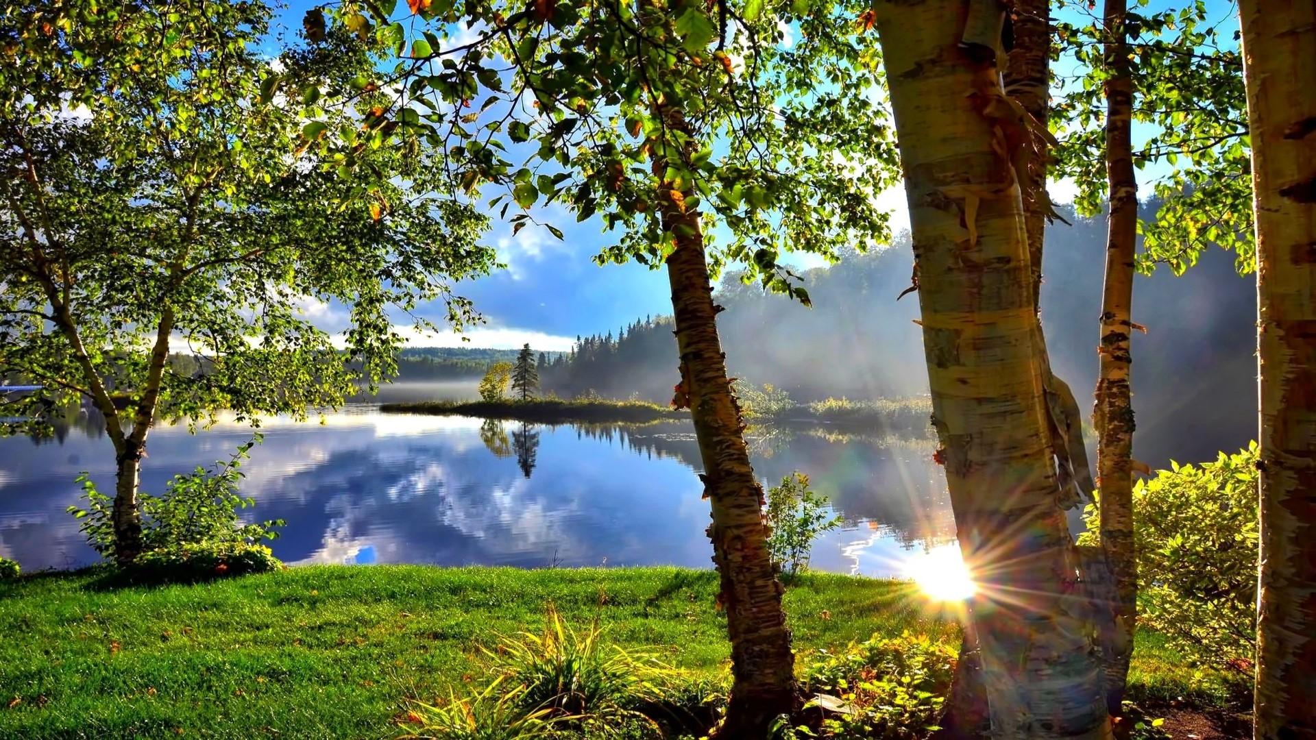 1920x1080 Summer Lake Scenery- HD 4K