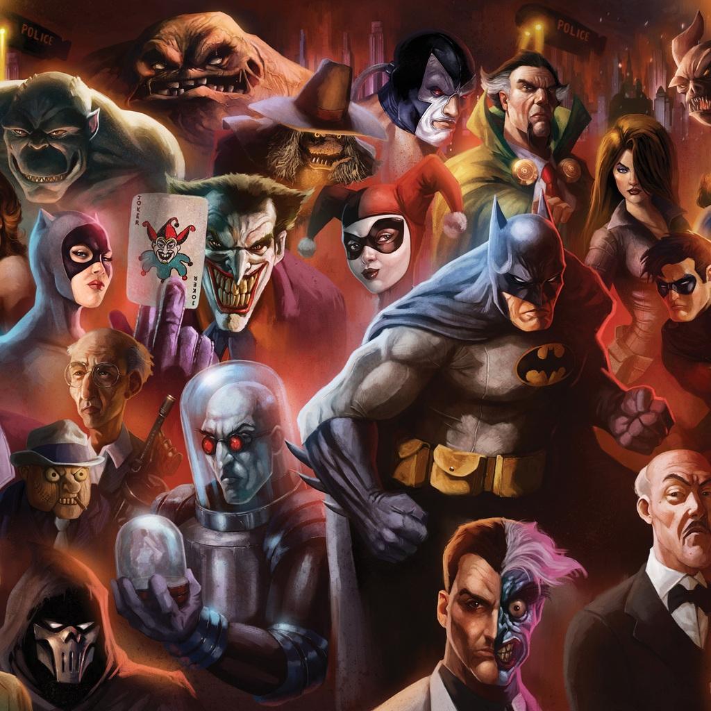 1024x1024 DC Comics Characters 1024 x 1024 iPad Wallpaper
