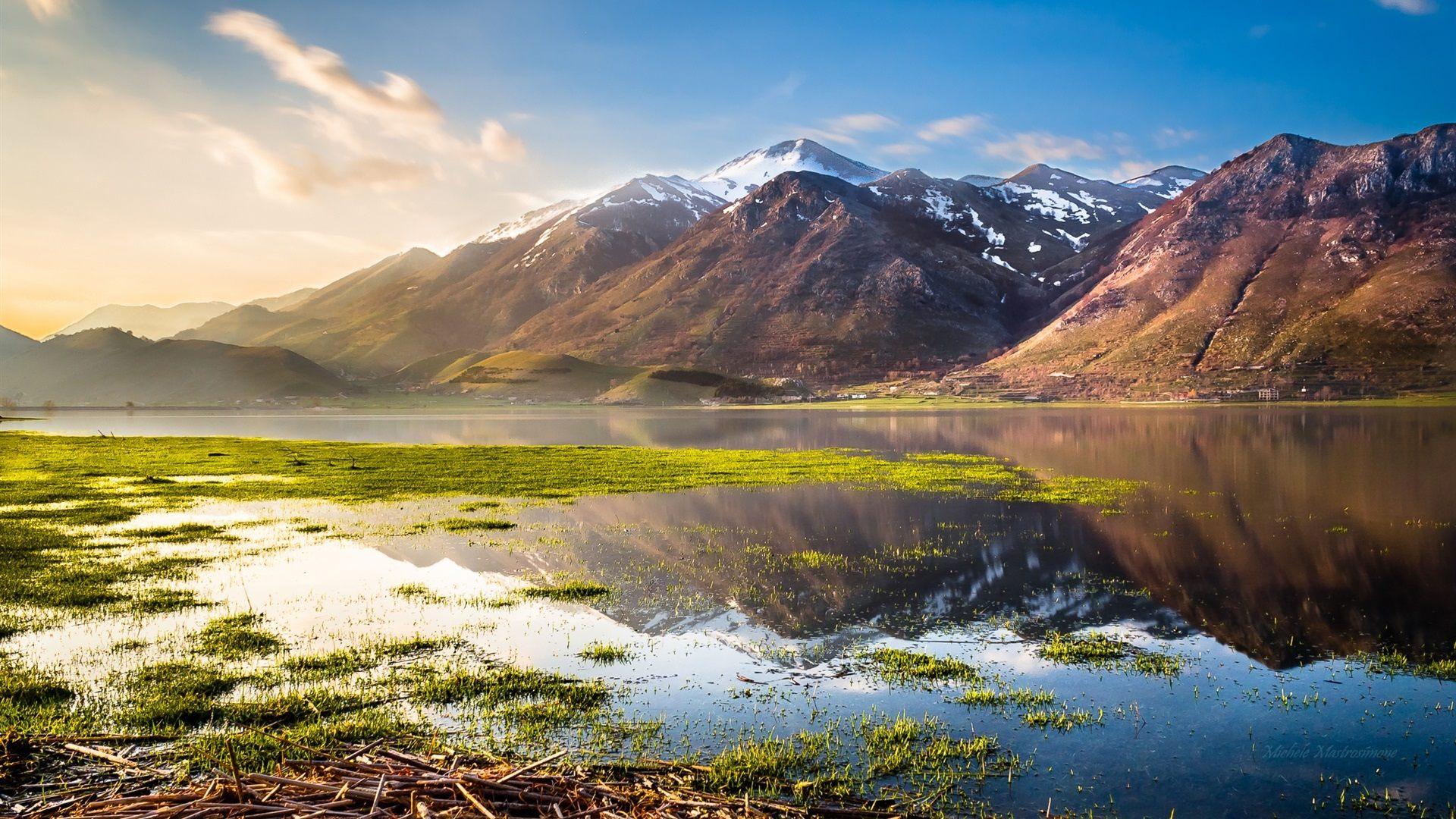 1920x1080 Lakes And Mountains Wallpaper HD HD Wallpaper
