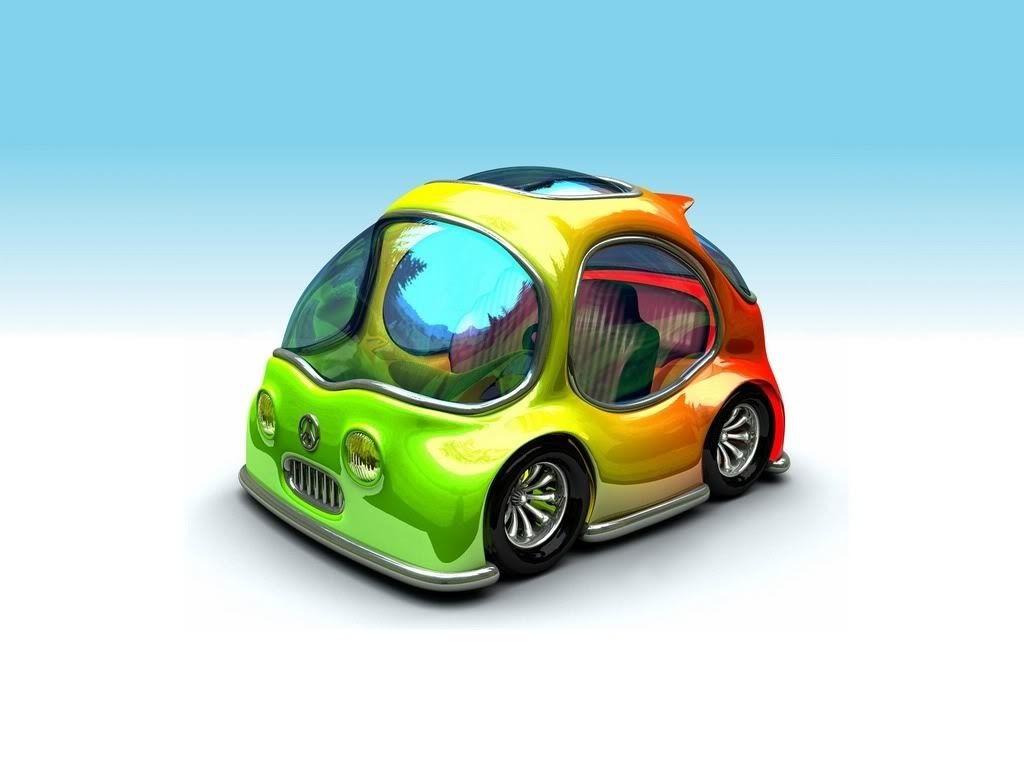 1024x768 Green bug. Bmw concept, Concept cars, Car humor