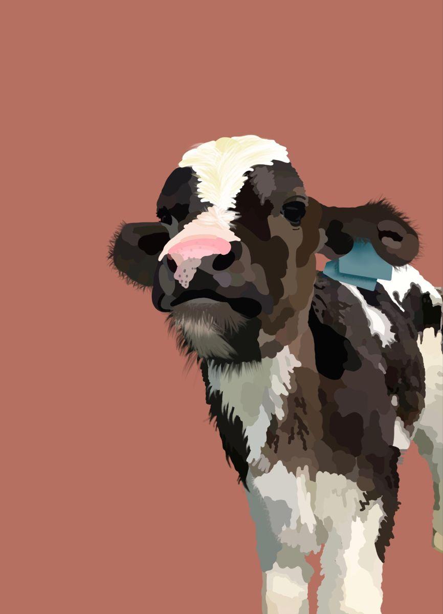 866x1200 Cow Drawing. Cow wallpaper, Cow print wallpaper, Cow drawing
