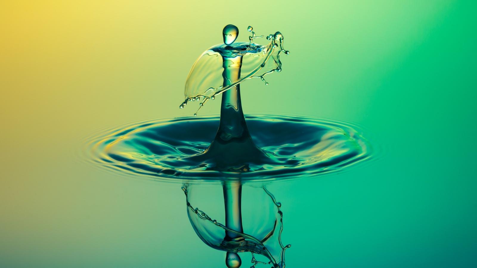 1600x900 Water Drop Reflection 1600x900 Resolution Wallpaper, HD Nature 4K Wallpaper, Image, Photo and Background