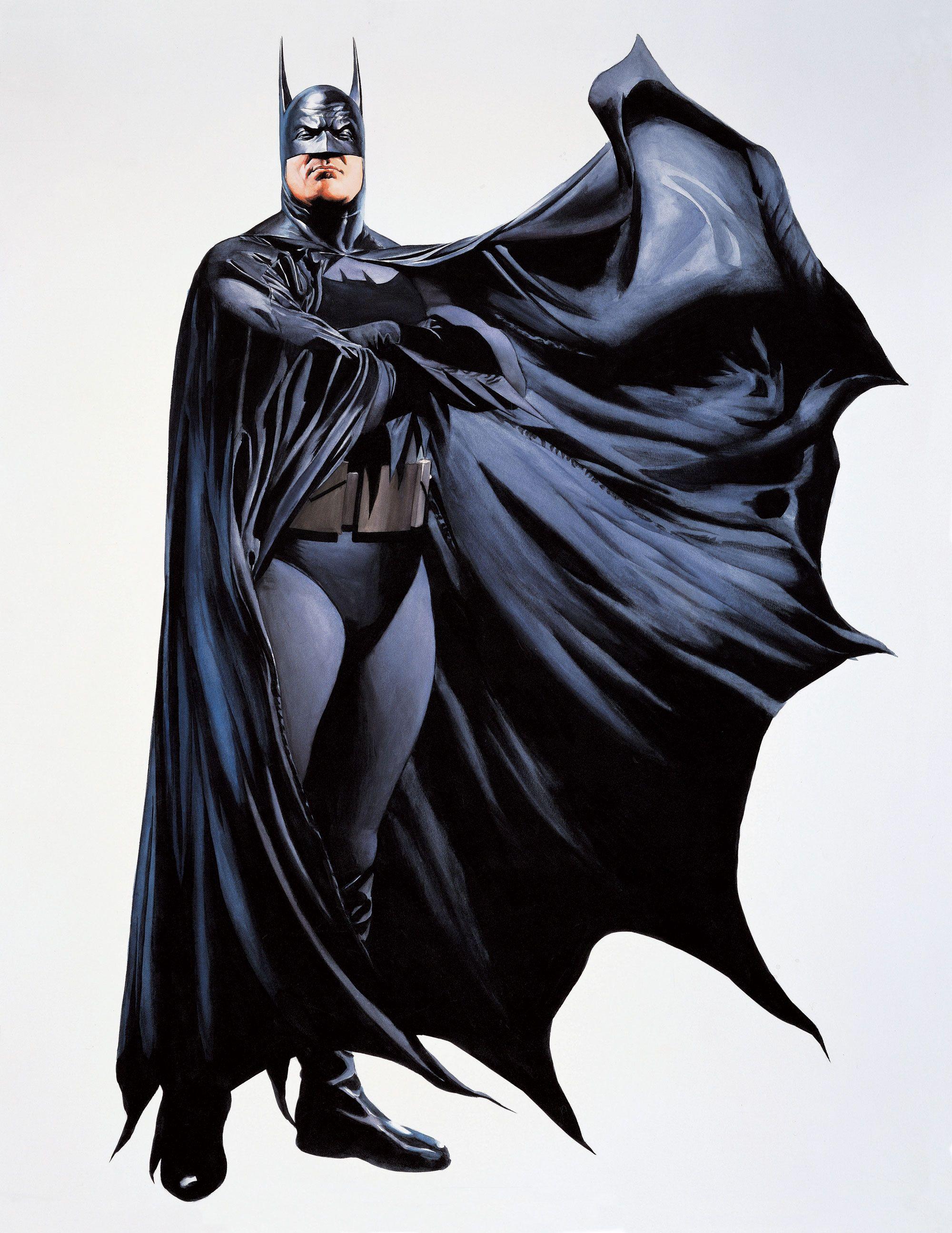 2000x2591 Alex Ross Batman Mobile Wallpaper