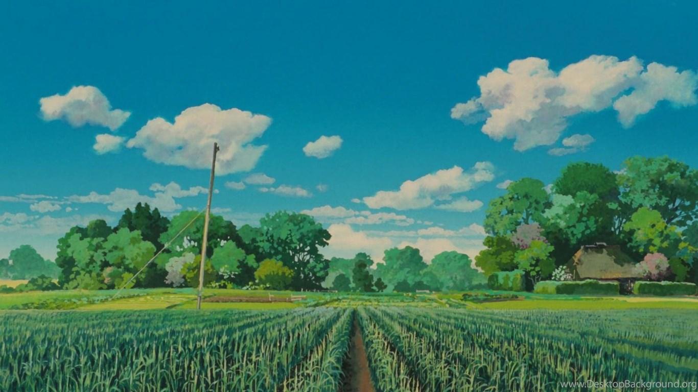 1366x768 Studio Ghibli Wallpaper Desktop Background
