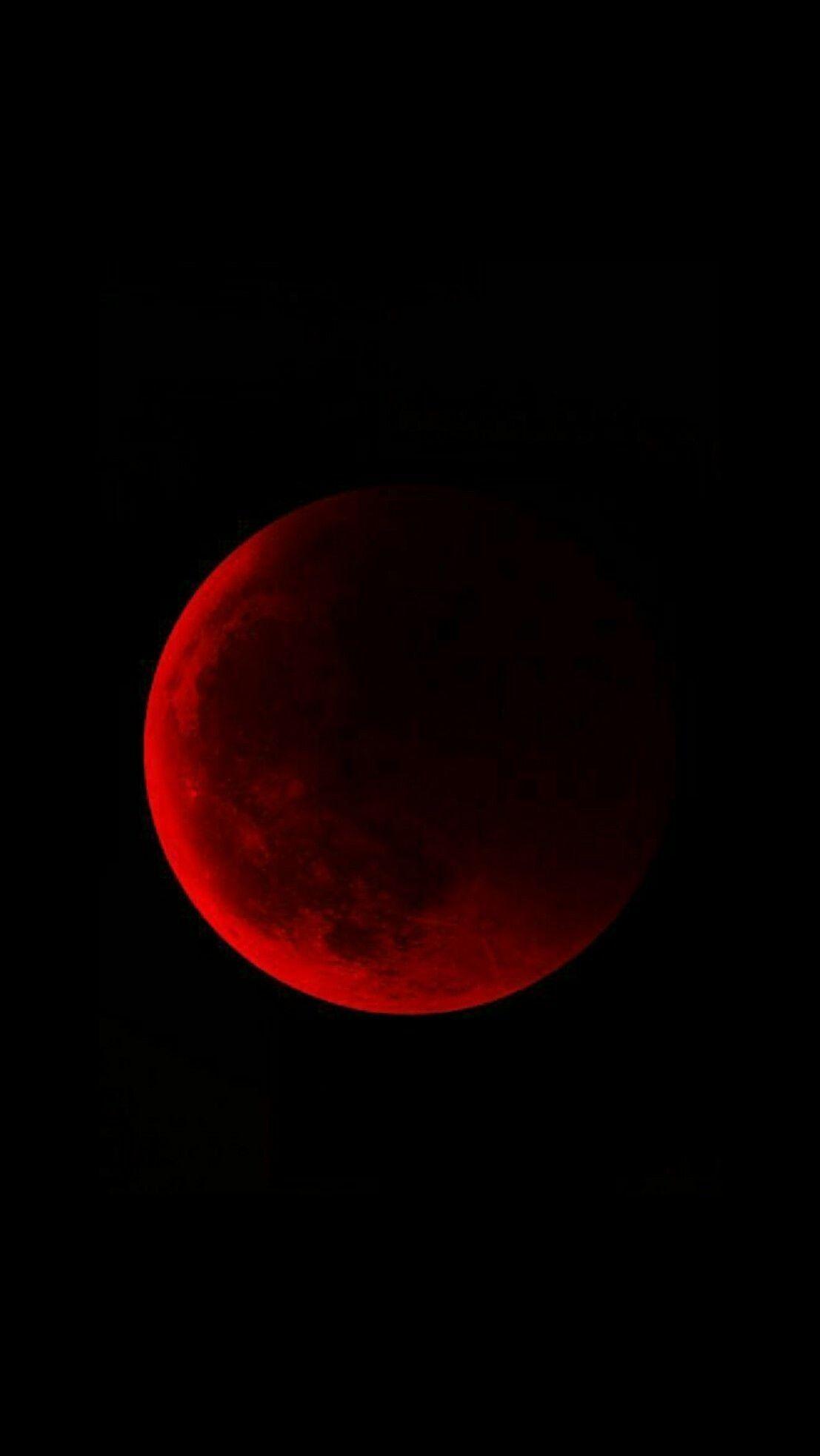 1107x1965 Red Moon Wallpaper iPhone HD Wallpaper