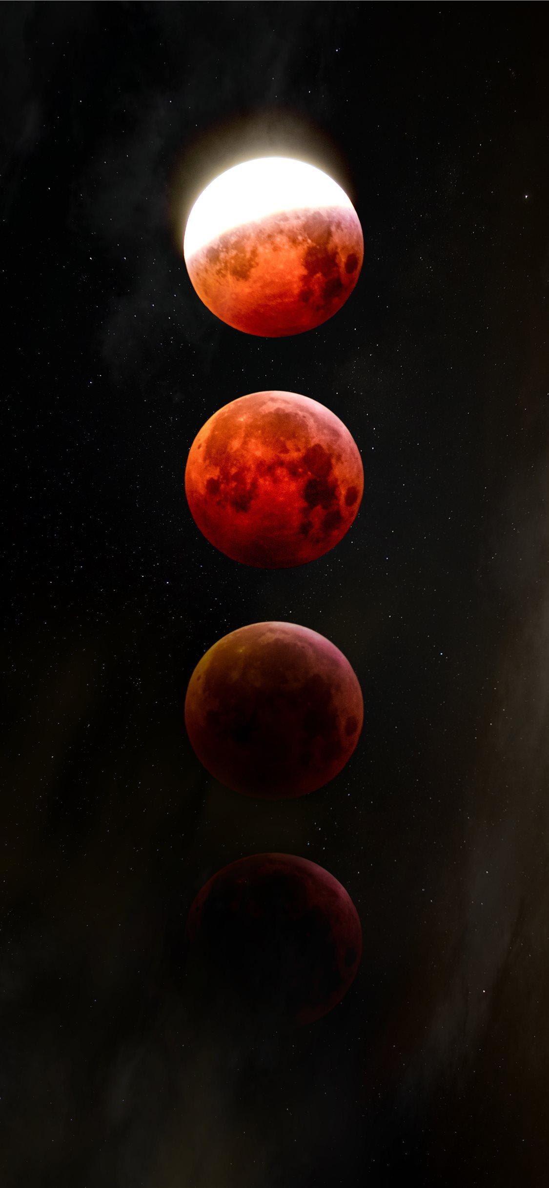 1125x2436 iPhone XS Moon Wallpaper