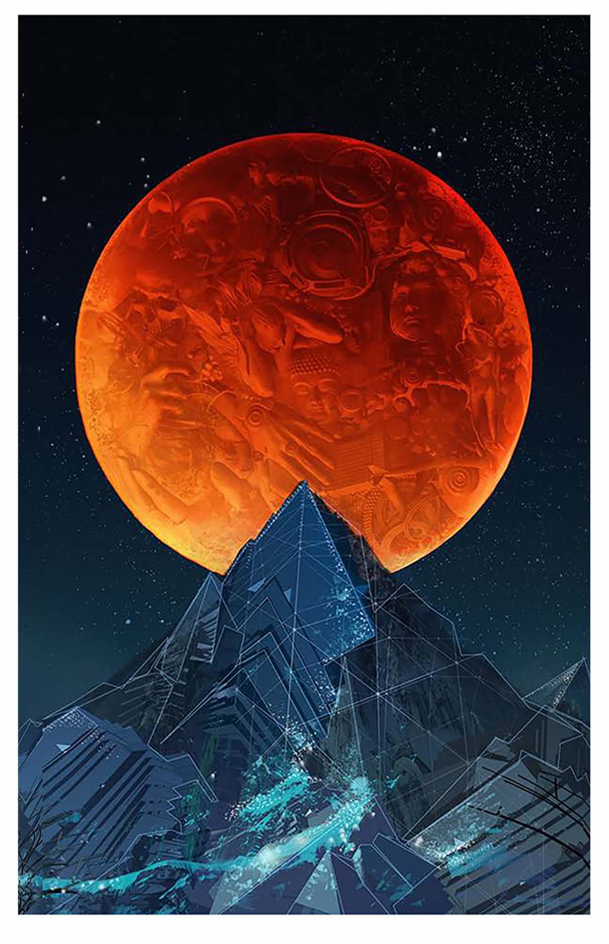 1211x1875 Blood Moon Wallpaper iPhone