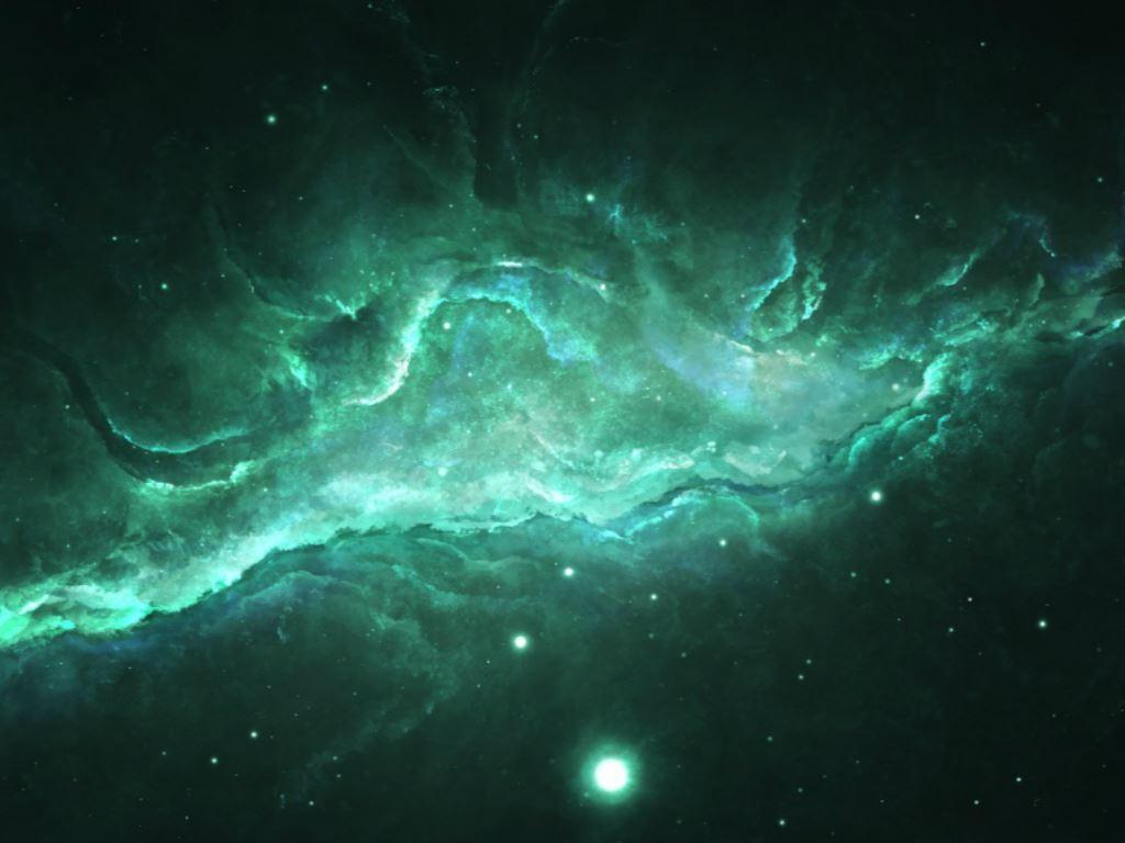 1024x768 Shiny Outer Space Neon Void iPad Wallpaper Free Download